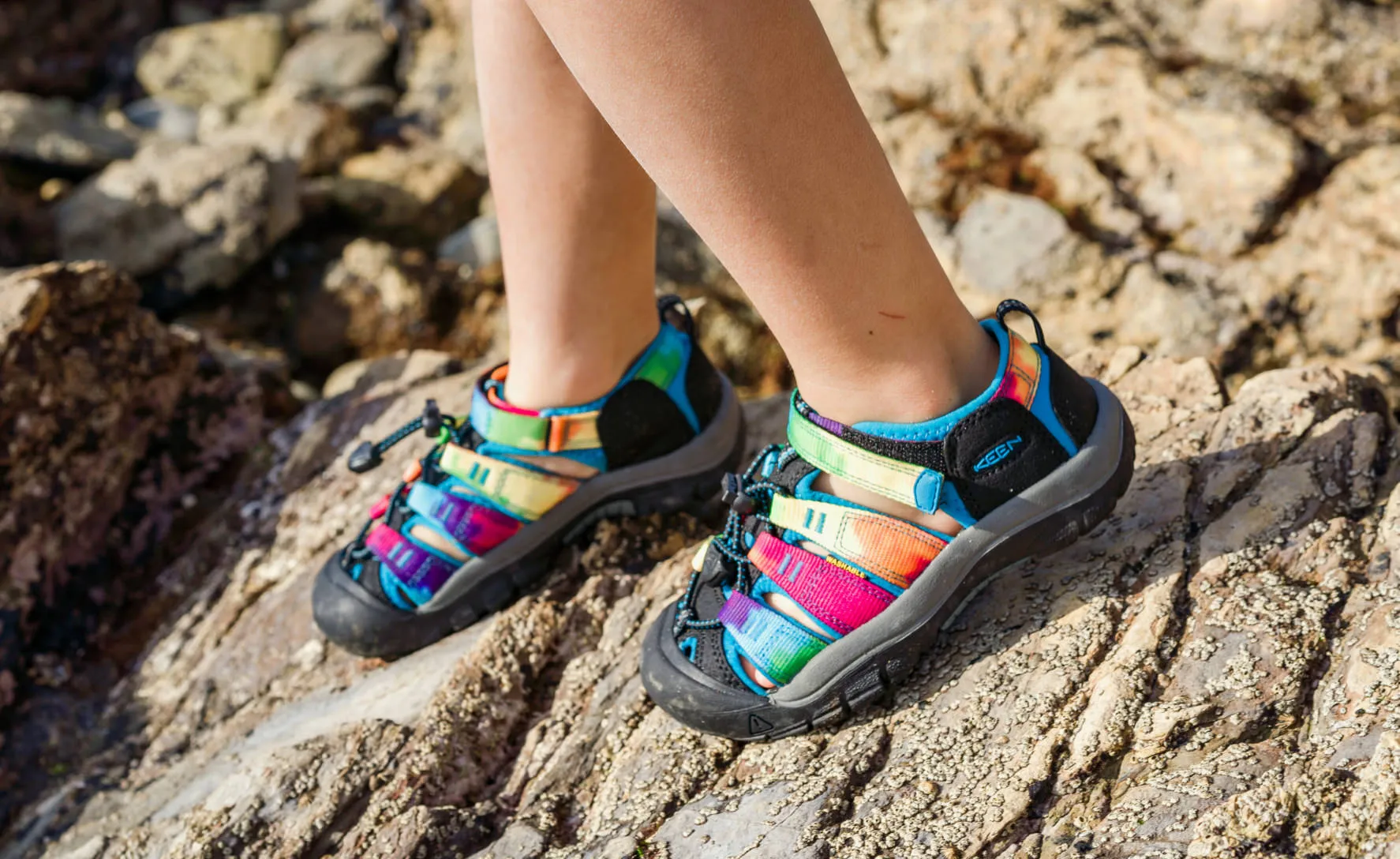 Big Kids' Newport H2  |  Black/Keen Yellow KEEN