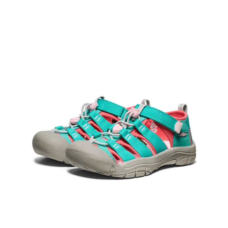 Big Kids' Newport H2  |  Bright Aqua/Giggle Pink KEEN