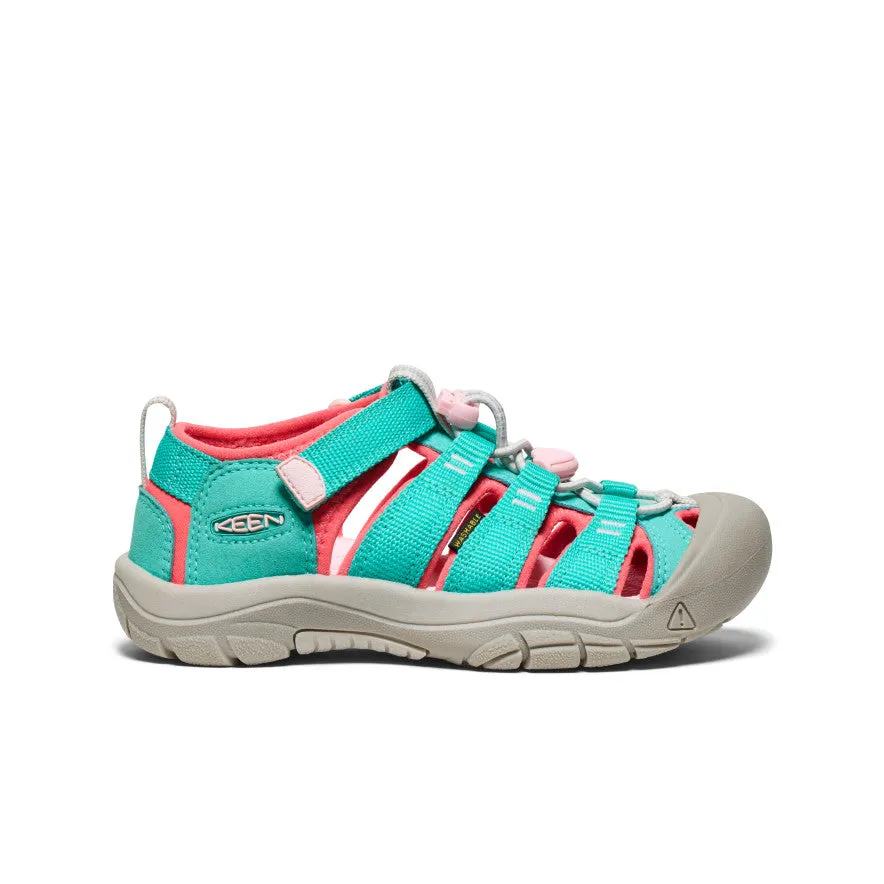 Big Kids' Newport H2  |  Bright Aqua/Giggle Pink KEEN