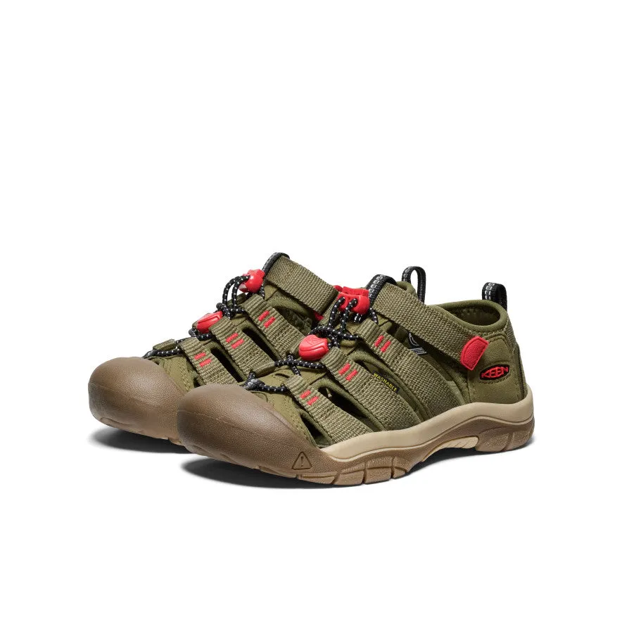 Big Kids' Newport H2  |  Martini Olive/Aura Orange KEEN