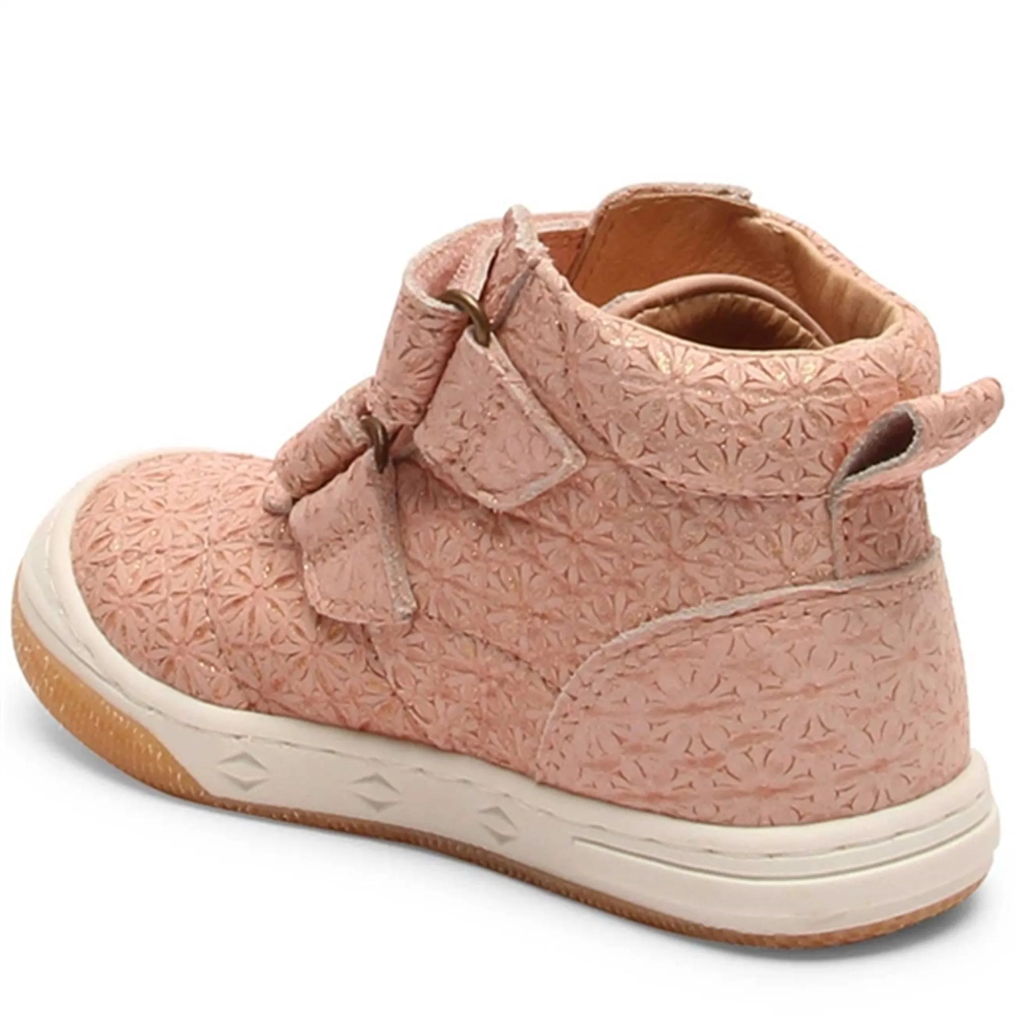 Bisgaard Velcro Shoe Juno Blush Flowers
