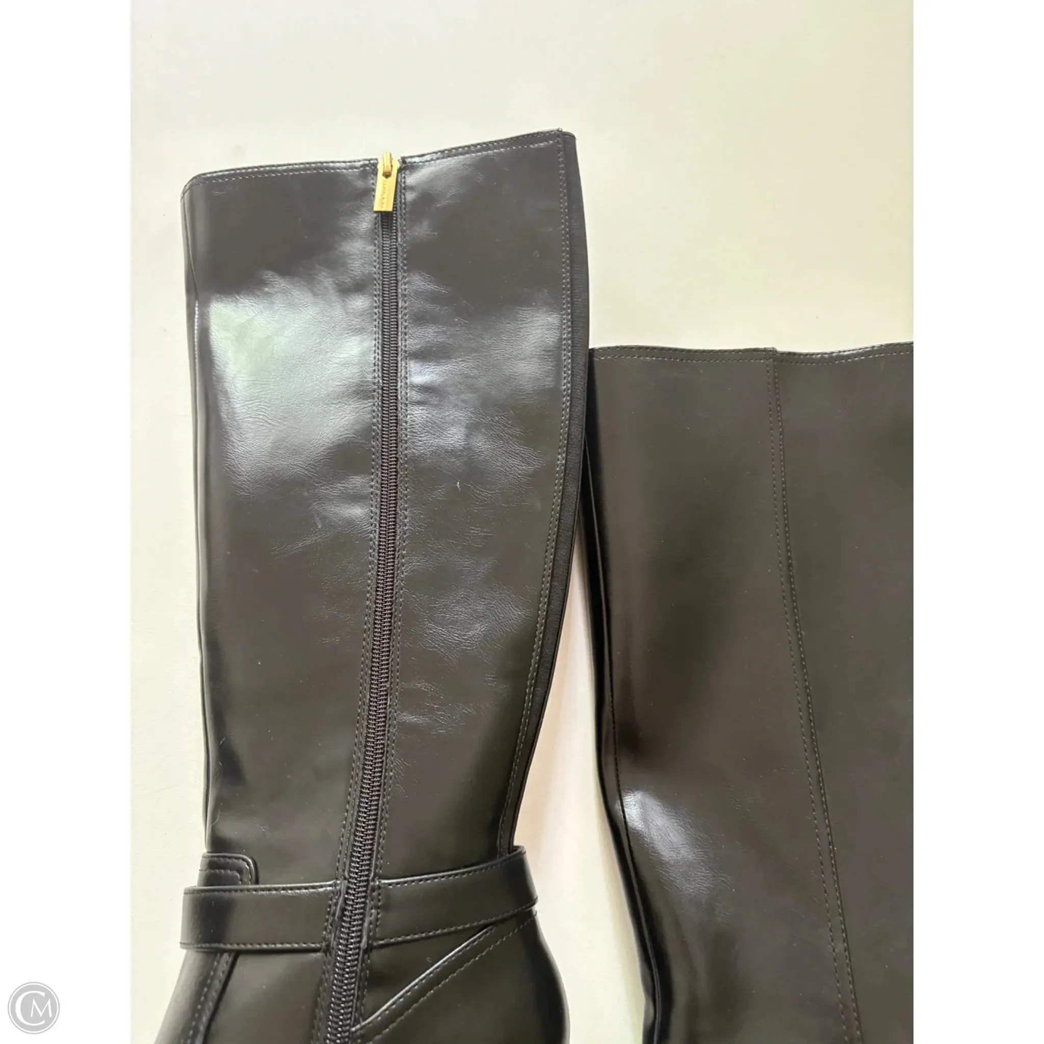 Boots Knee Heels By Vince Camuto In Black, Size: 8