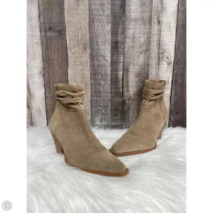 Boots Mid-calf Heels By Vince Camuto In Brown, Size: 7