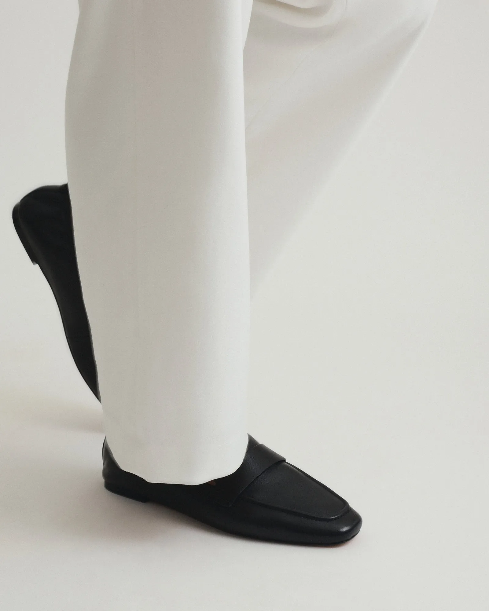 BOWEN LOAFERS BLACK LEATHER Jo Mercer