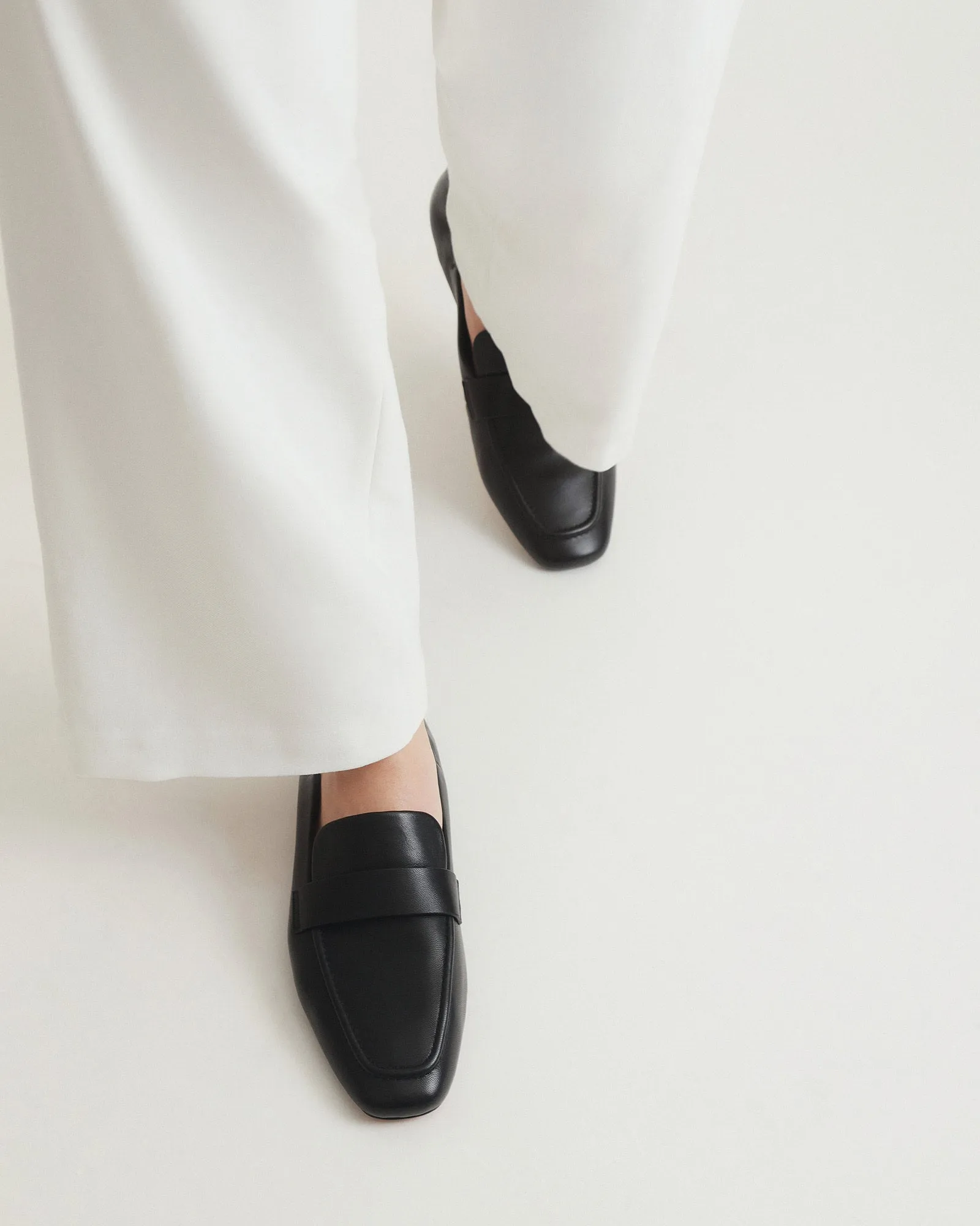 BOWEN LOAFERS BLACK LEATHER Jo Mercer