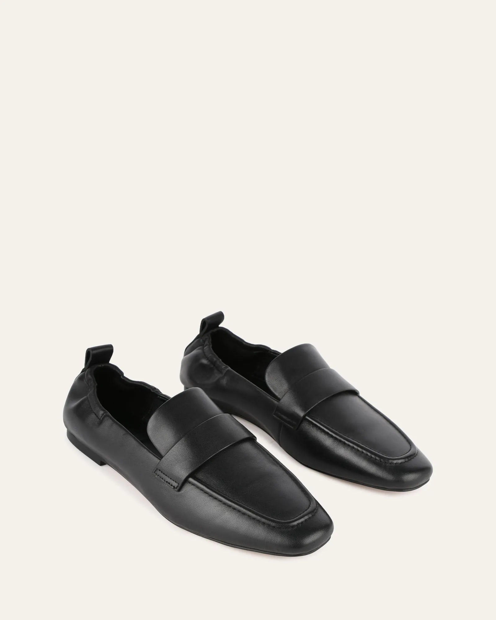 BOWEN LOAFERS BLACK LEATHER Jo Mercer