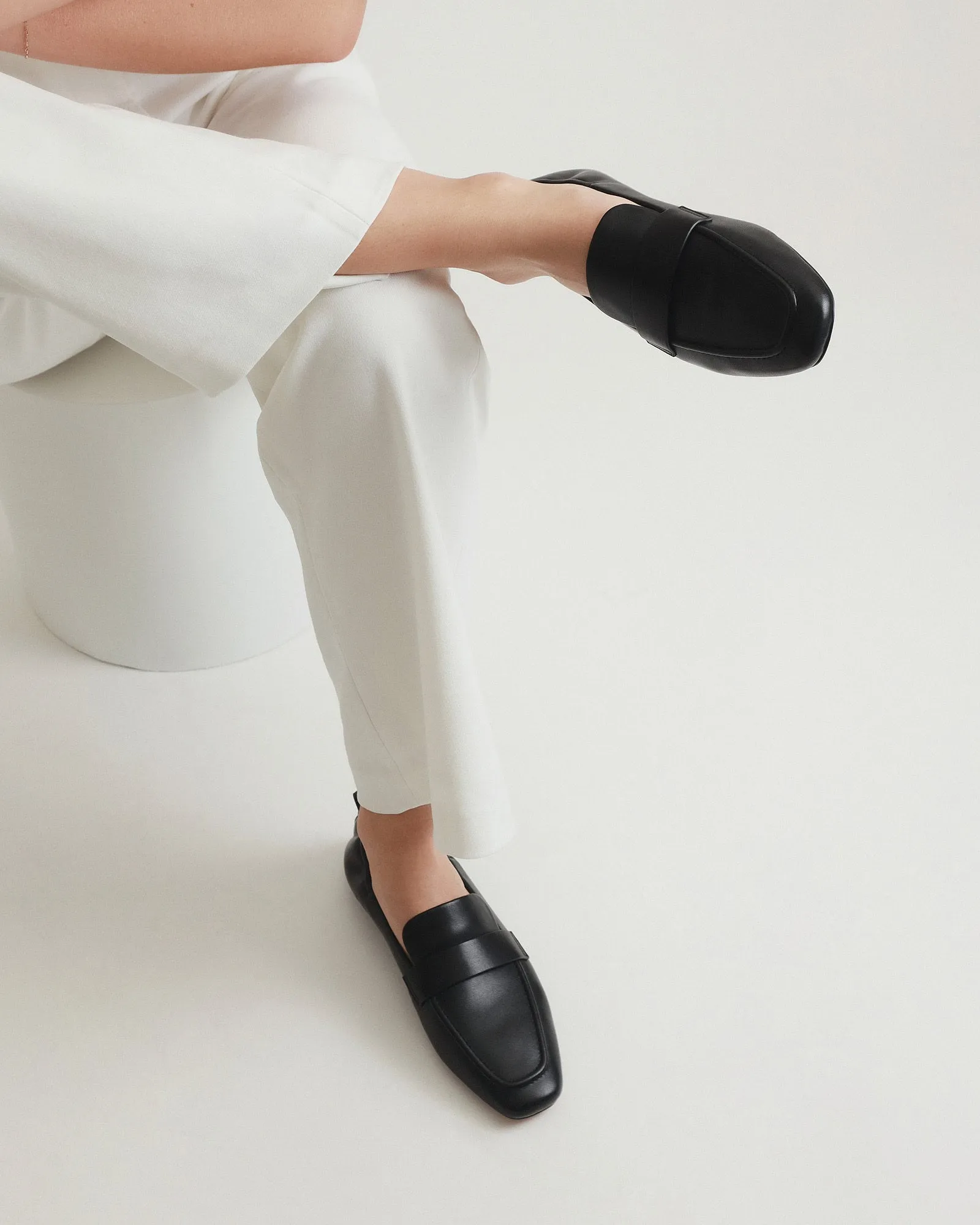 BOWEN LOAFERS BLACK LEATHER Jo Mercer