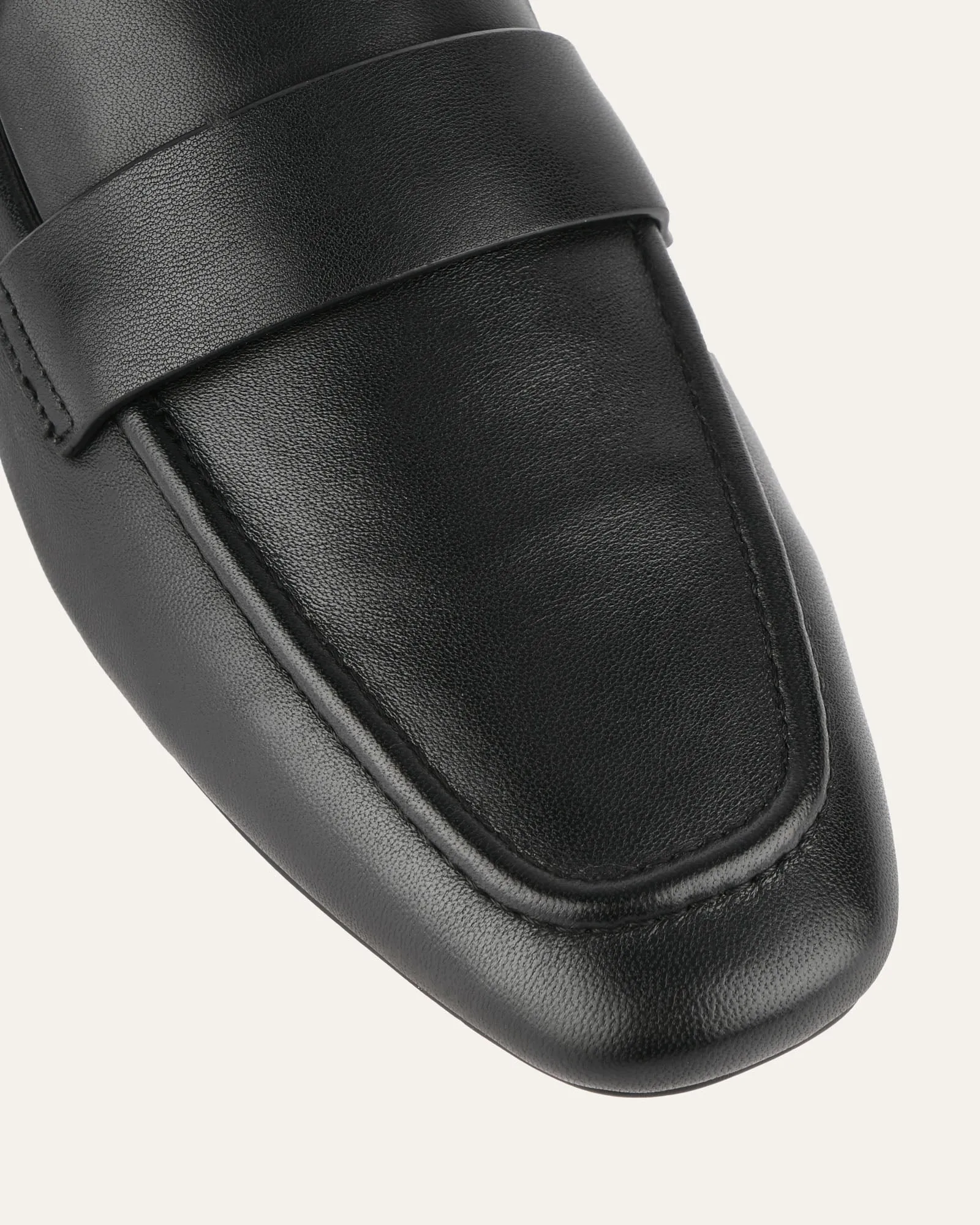 BOWEN LOAFERS BLACK LEATHER Jo Mercer