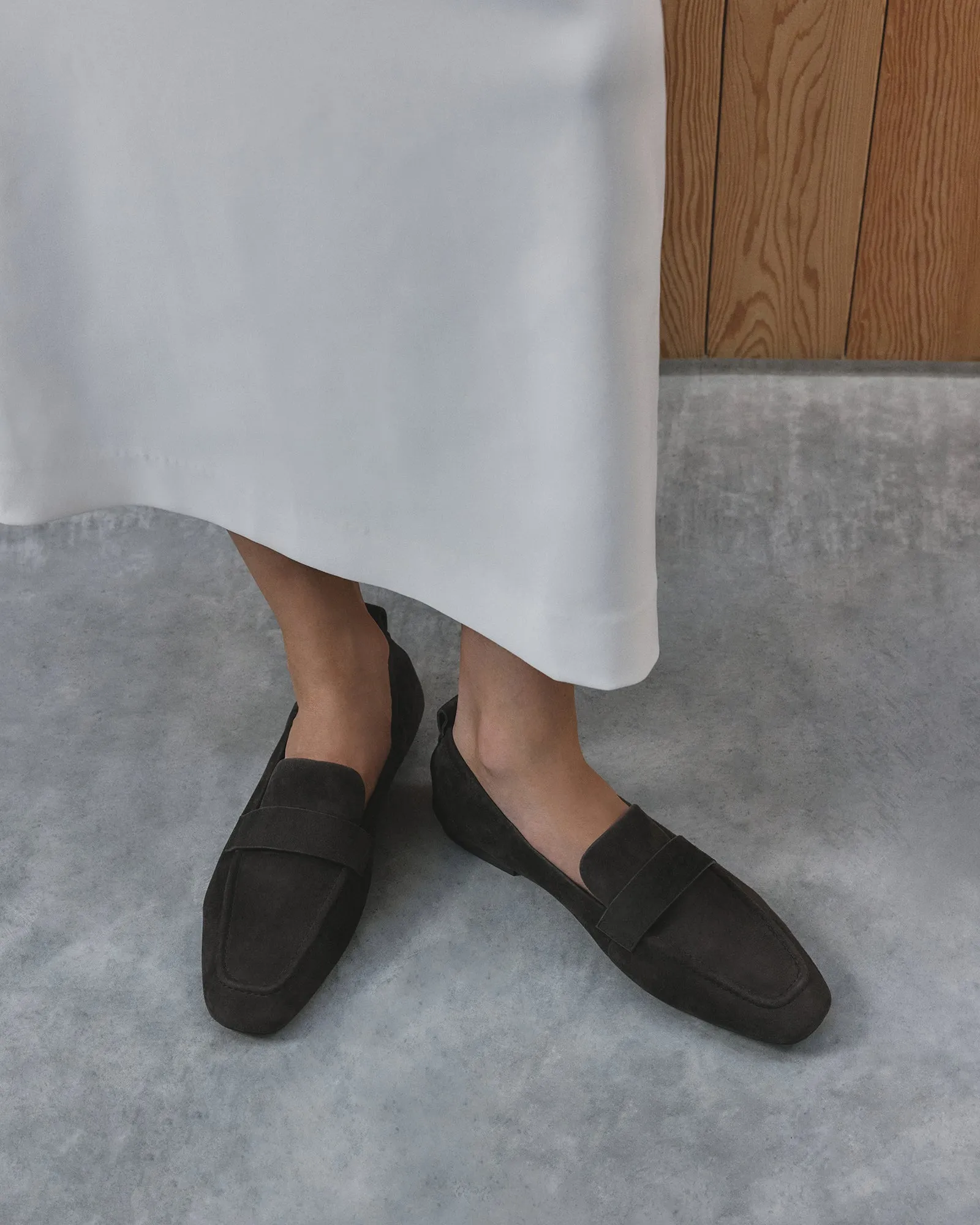 BOWEN LOAFERS ESPRESSO SUEDE Jo Mercer