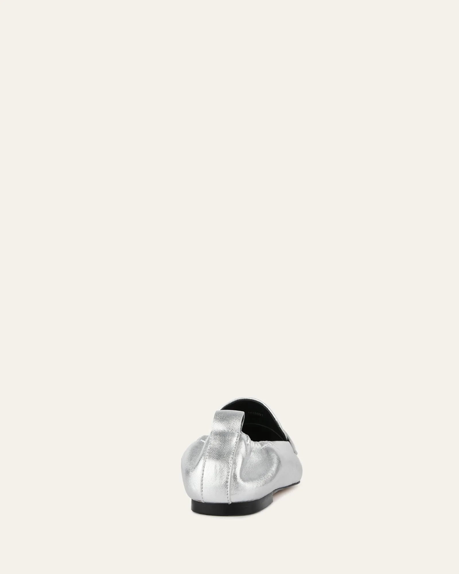 BOWEN LOAFERS SILVER LEATHER Jo Mercer