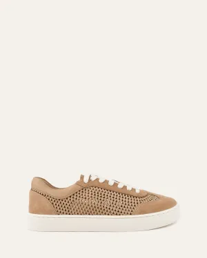 BRITT SNEAKERS CAMEL CROCHET Jo Mercer