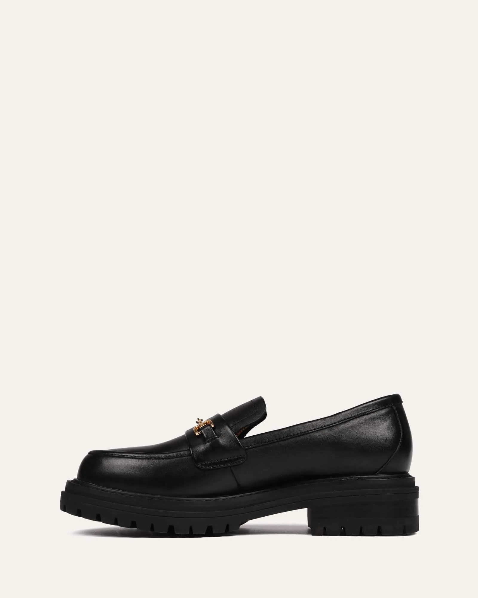 BRIXTON LOAFERS BLACK LEATHER Jo Mercer