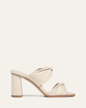 CAYLIE HIGH HEEL SANDALS BONE LEATHER Jo Mercer