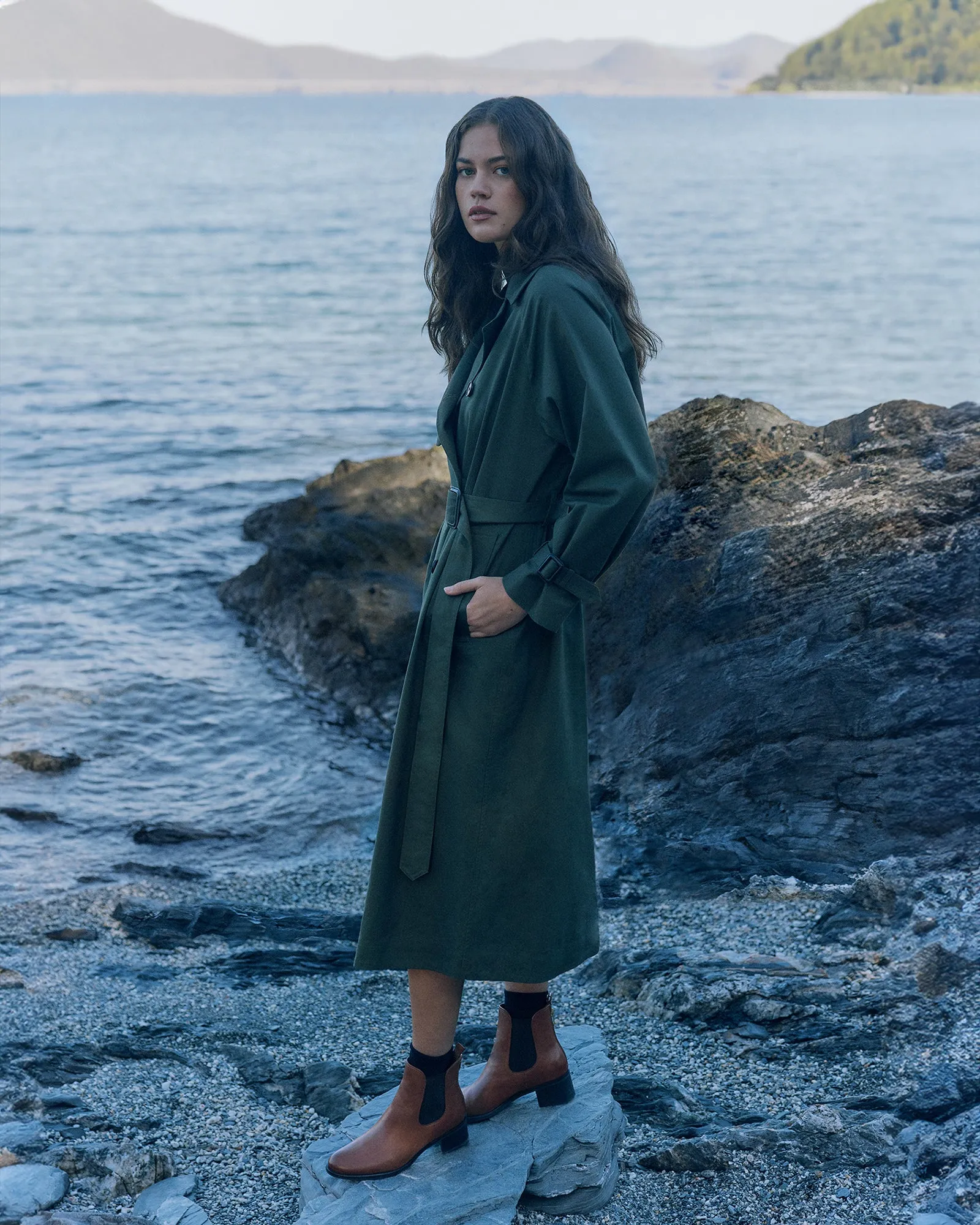 CLAIRE MID ANKLE BOOTS BRANDY LEATHER Jo Mercer