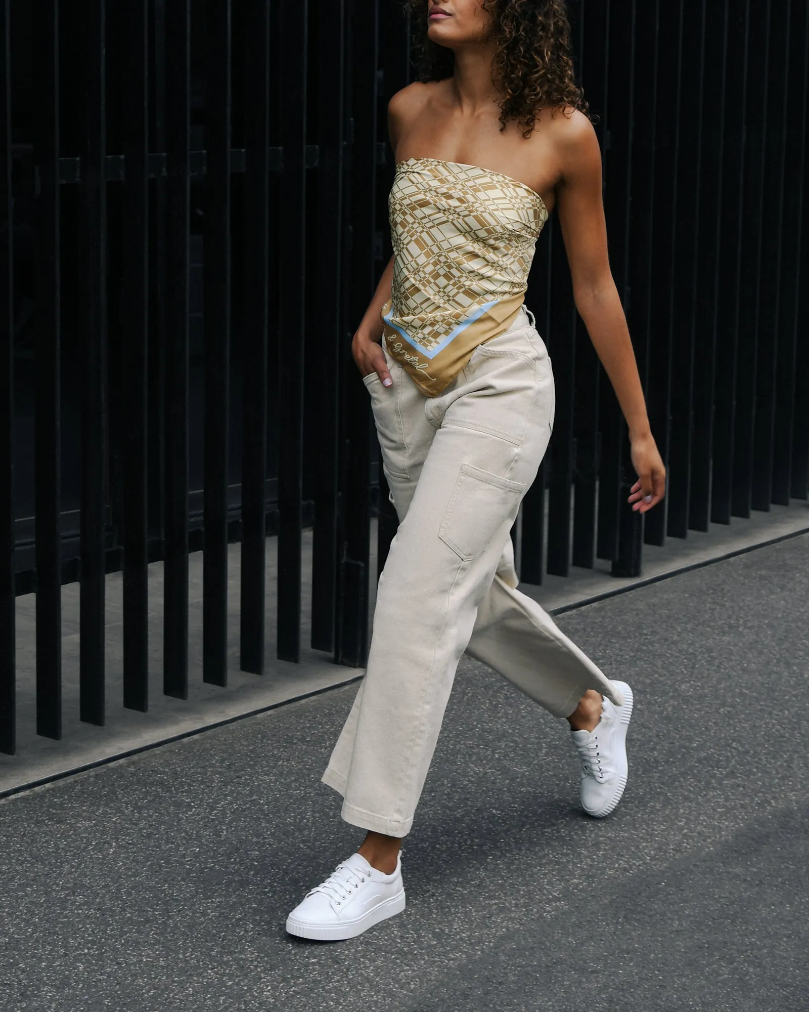 CLAREMONT SNEAKERS WHITE LEATHER Jo Mercer