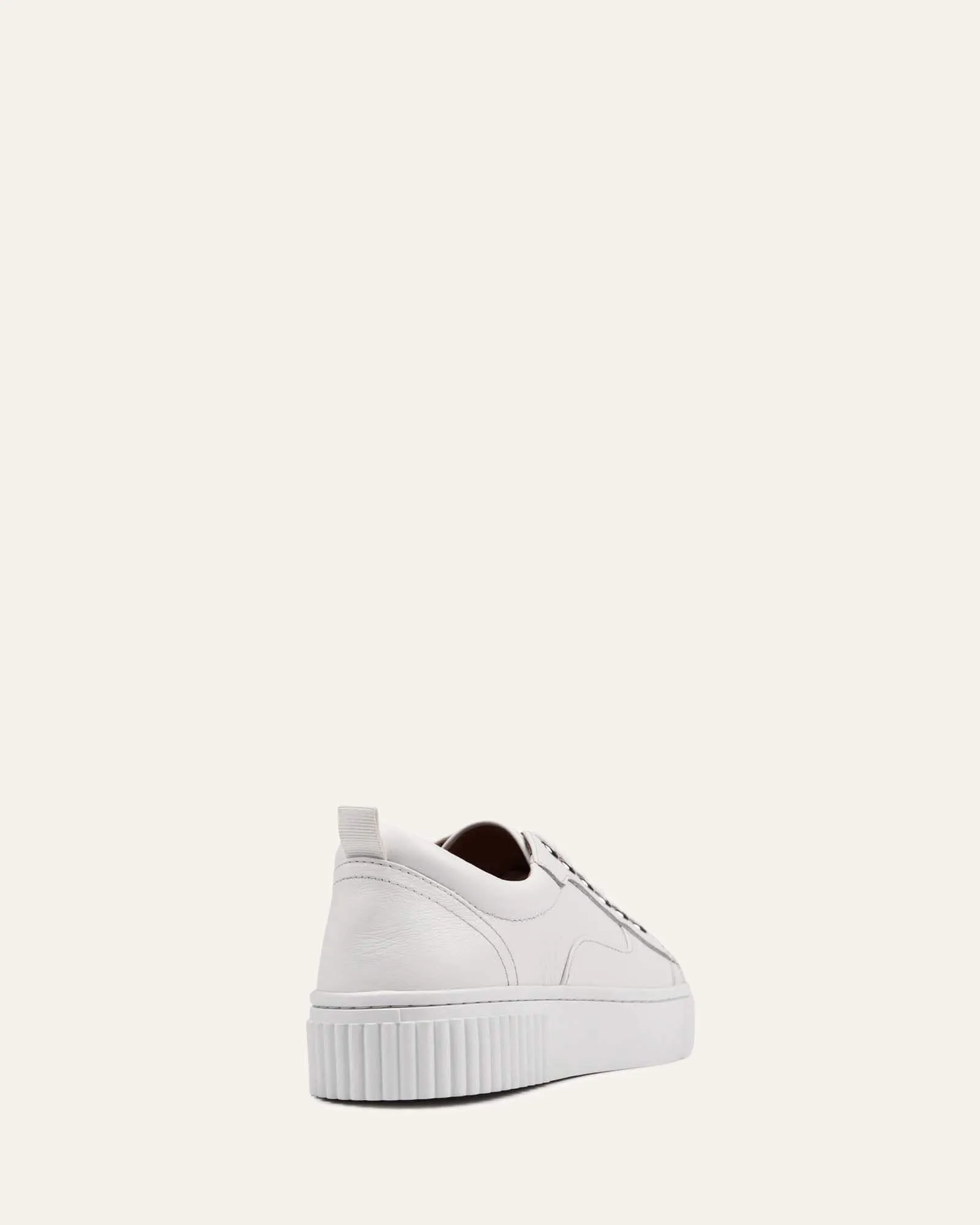 CLAREMONT SNEAKERS WHITE LEATHER Jo Mercer