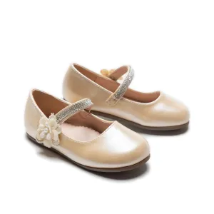Copper Primrose Rhinestone Flats