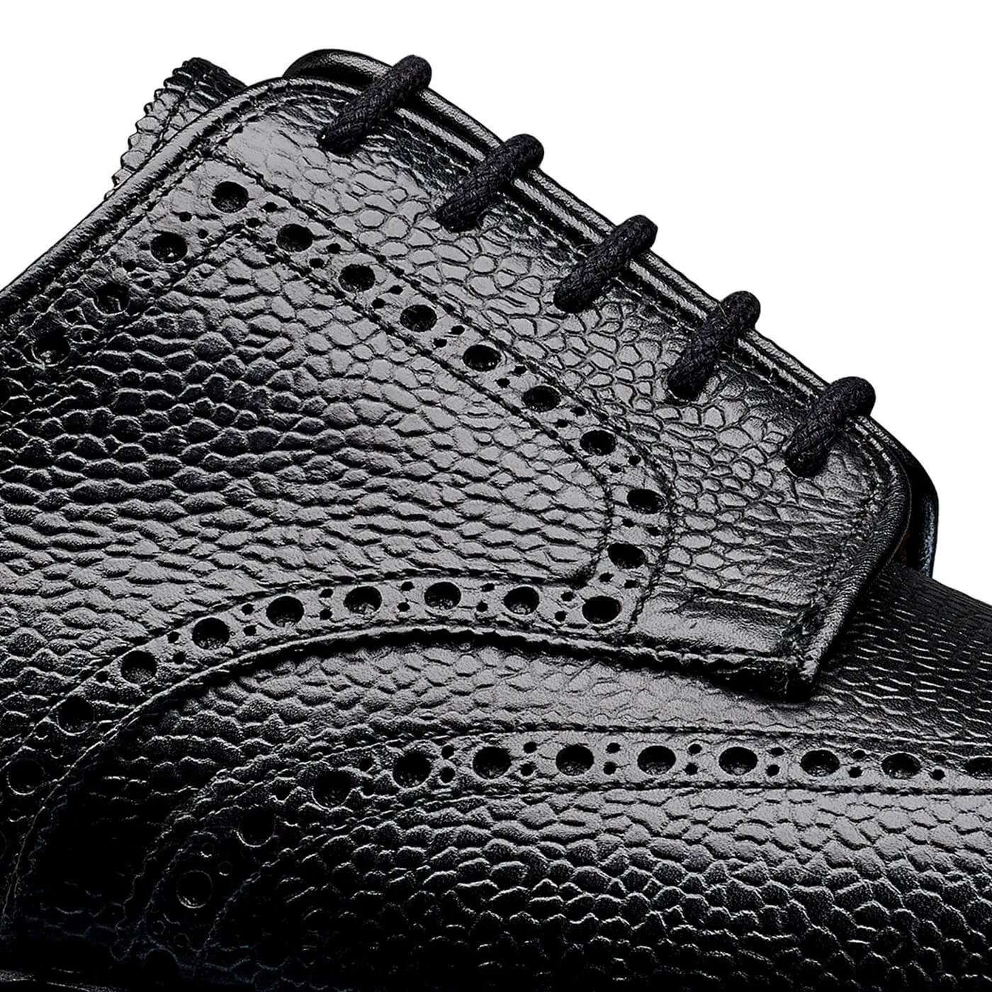 Crockett & Jones Pembroke Black Scotch Grain