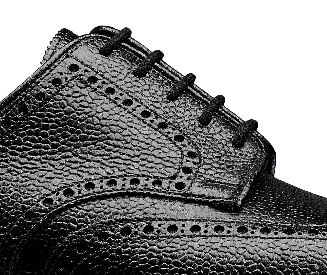 Crockett & Jones Pembroke Black Scotch Grain