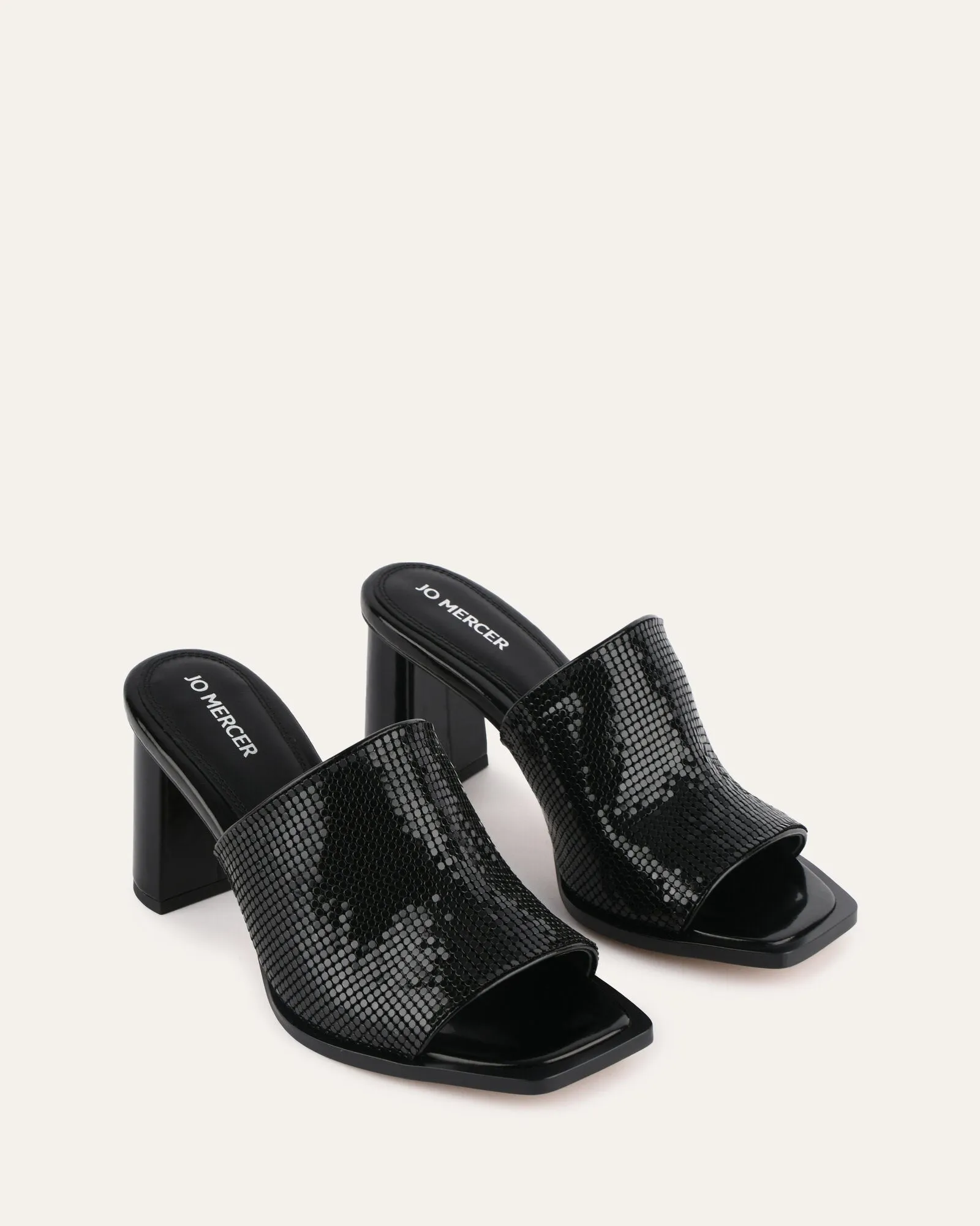 CUPID HIGH HEEL SANDALS BLACK Jo Mercer