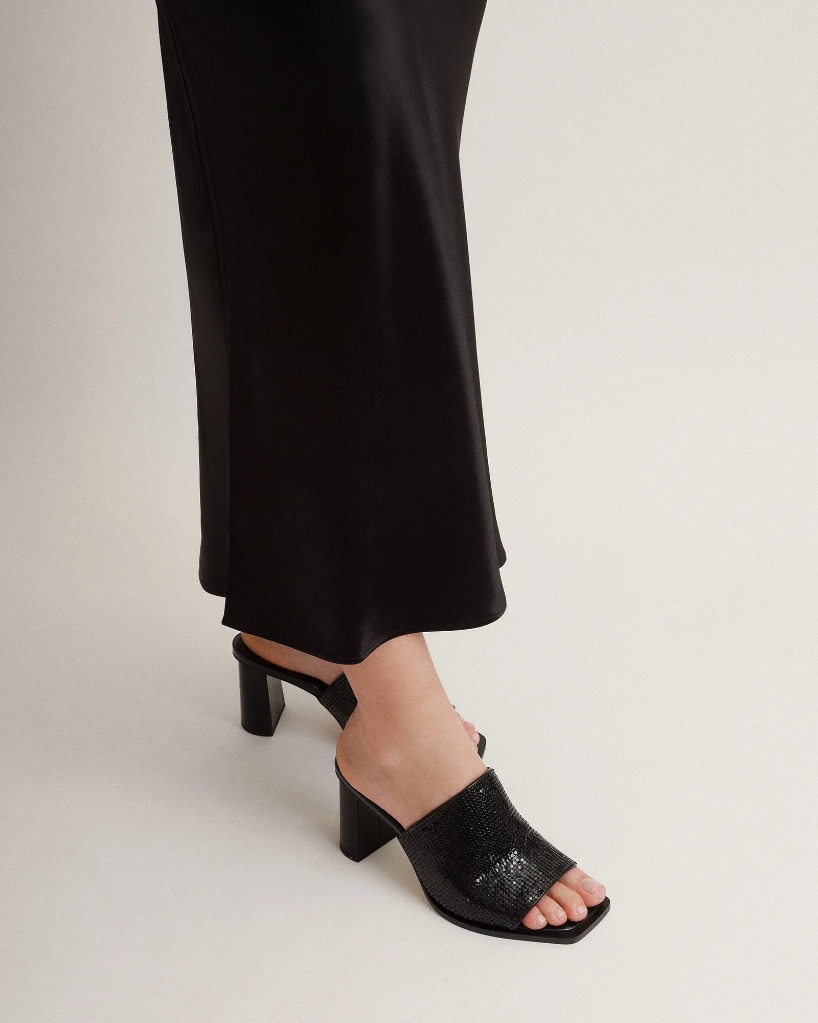 CUPID HIGH HEEL SANDALS BLACK Jo Mercer