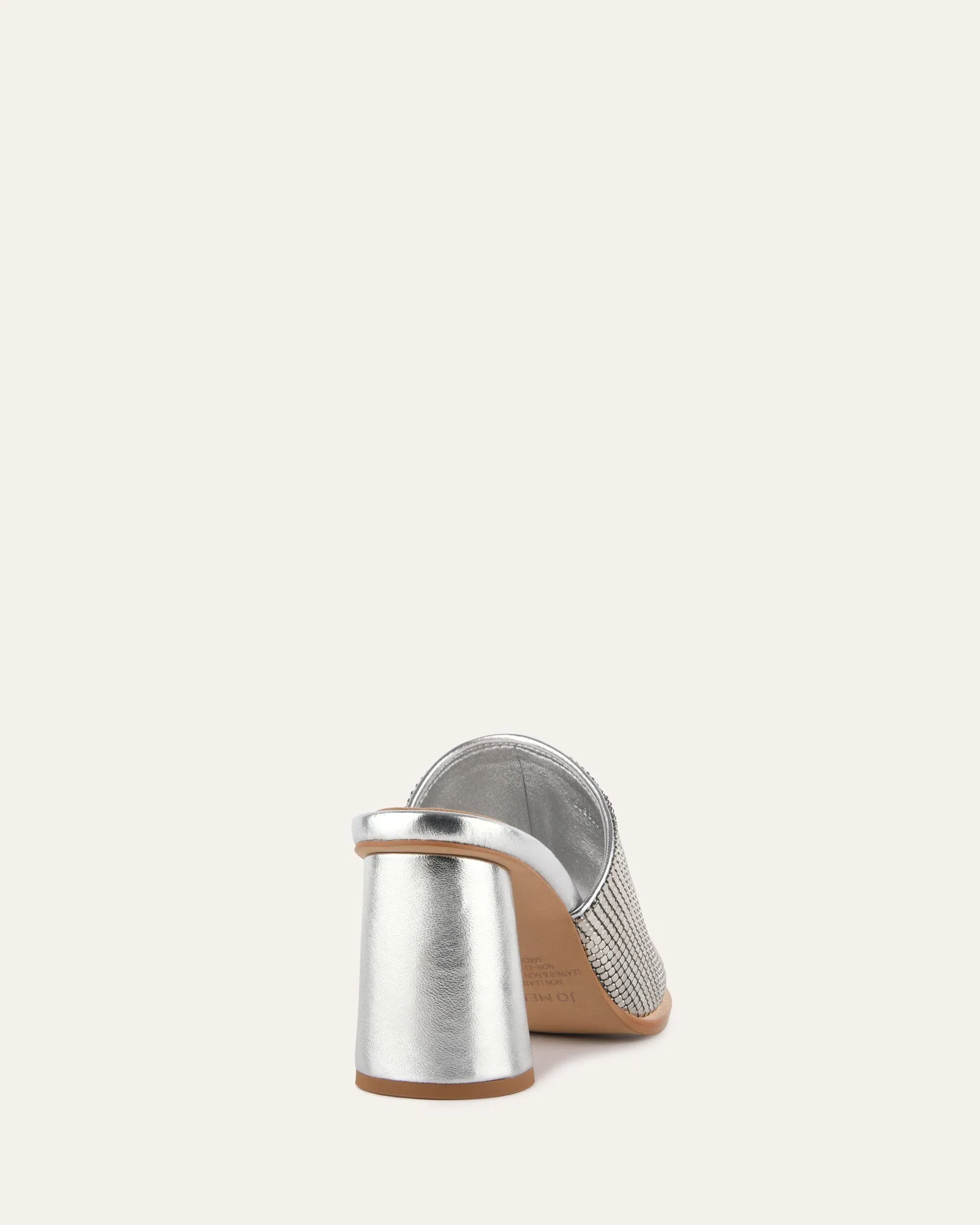 CUPID HIGH HEEL SANDALS SILVER Jo Mercer