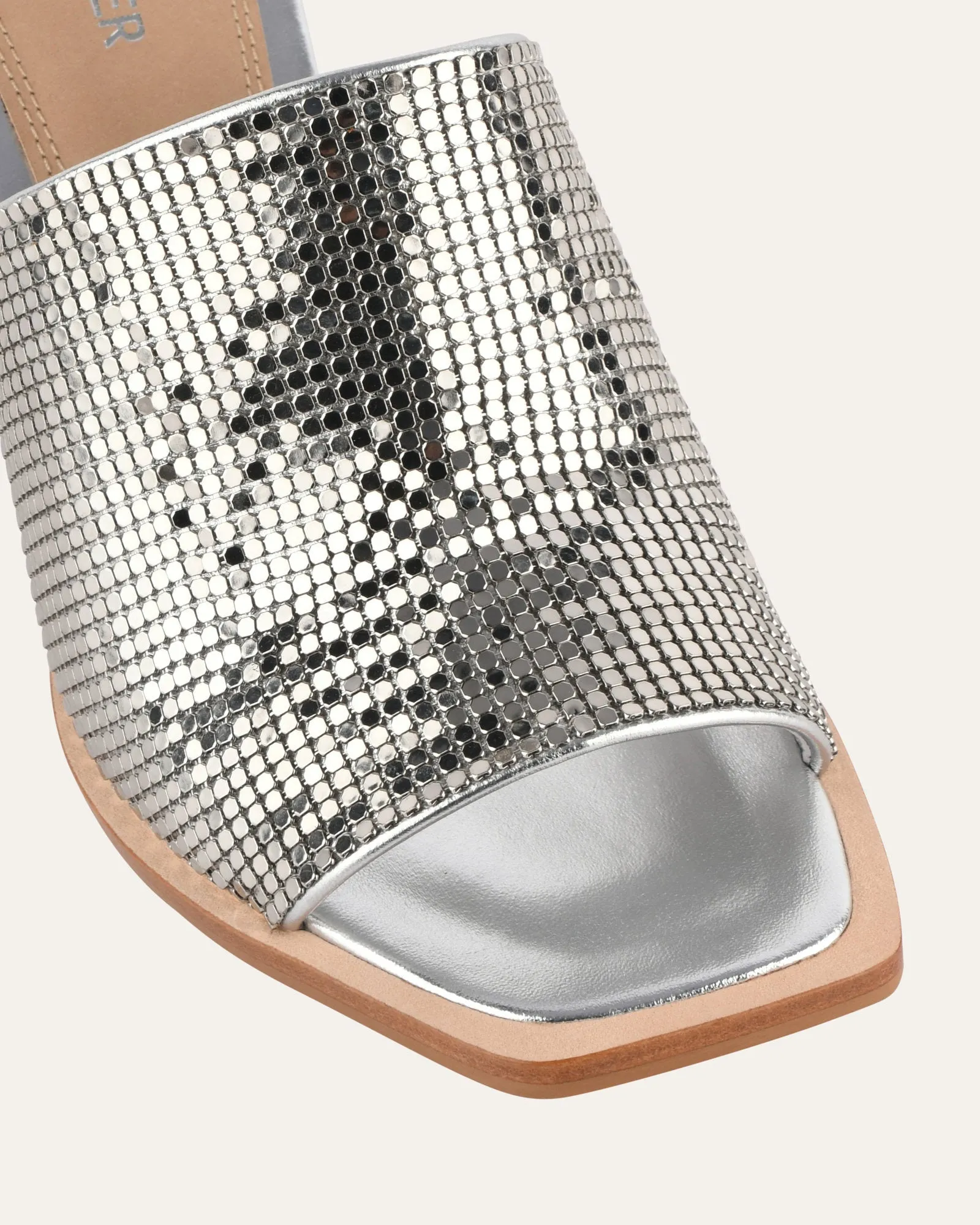 CUPID HIGH HEEL SANDALS SILVER Jo Mercer