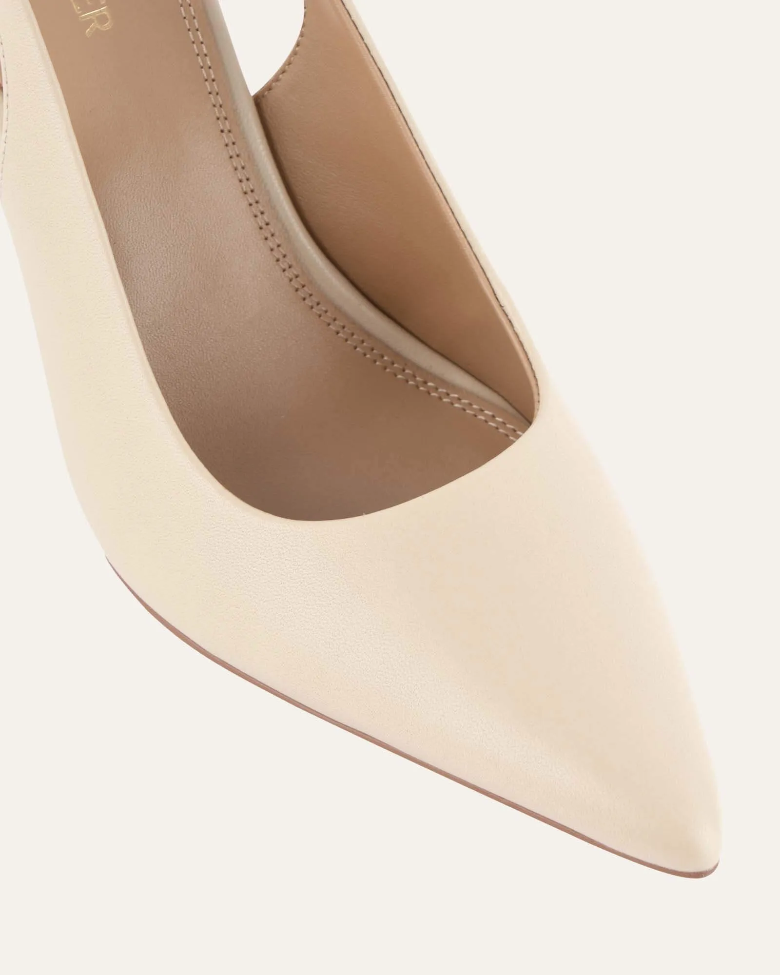 DANICA HIGH HEELS SAND LEATHER Jo Mercer