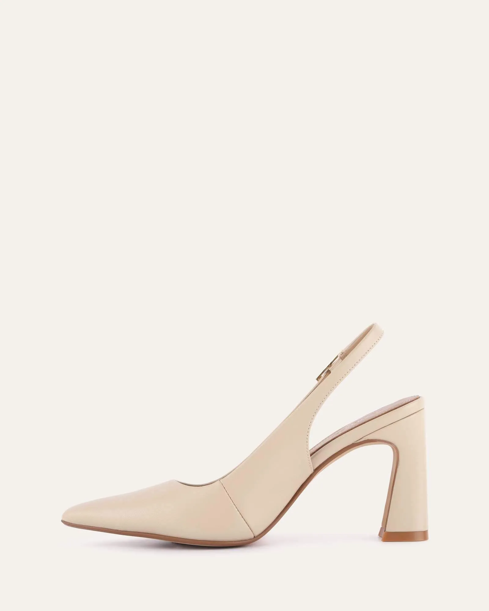 DANICA HIGH HEELS SAND LEATHER Jo Mercer