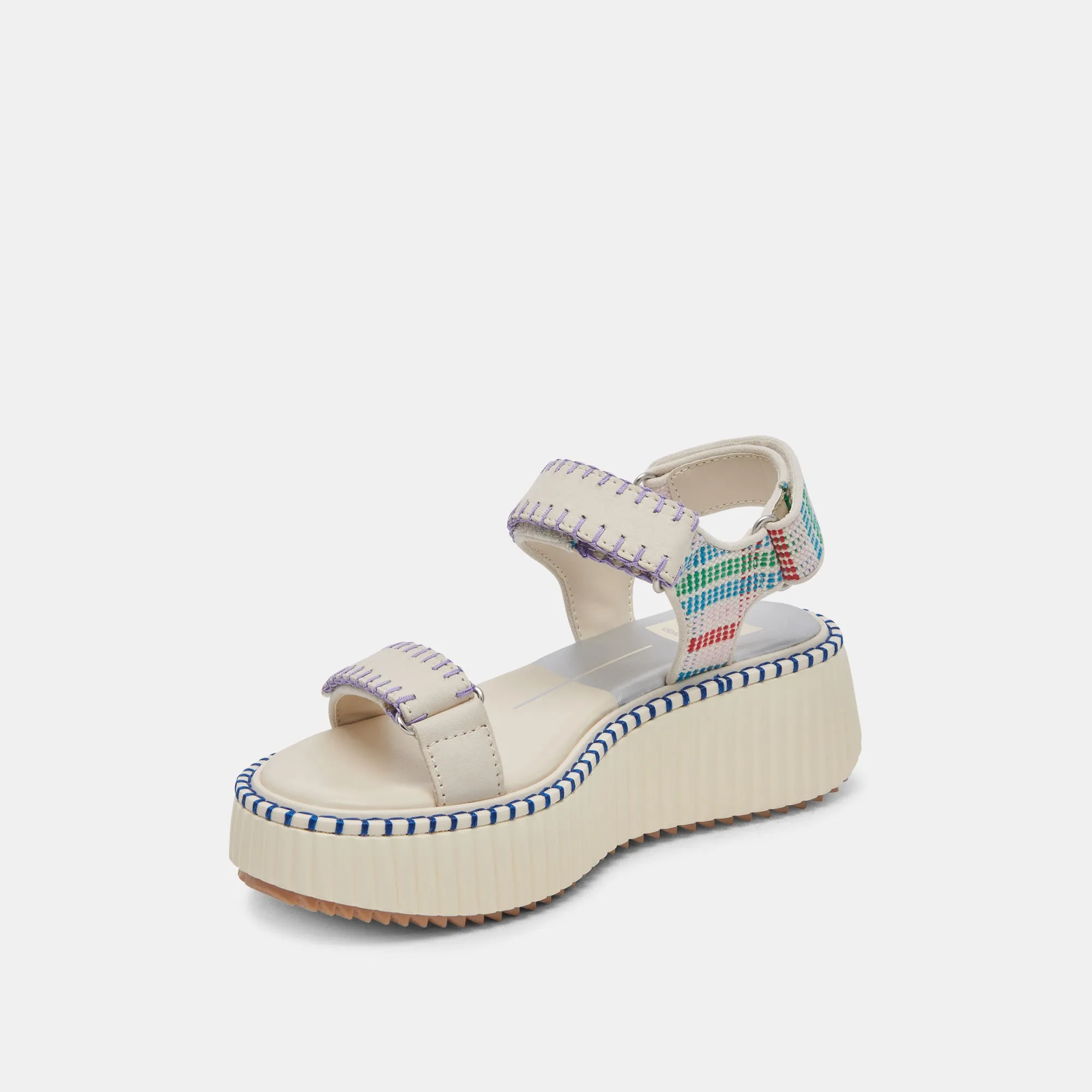DEBRA SANDALS IVORY MULTI NUBUCK Dolce Vita