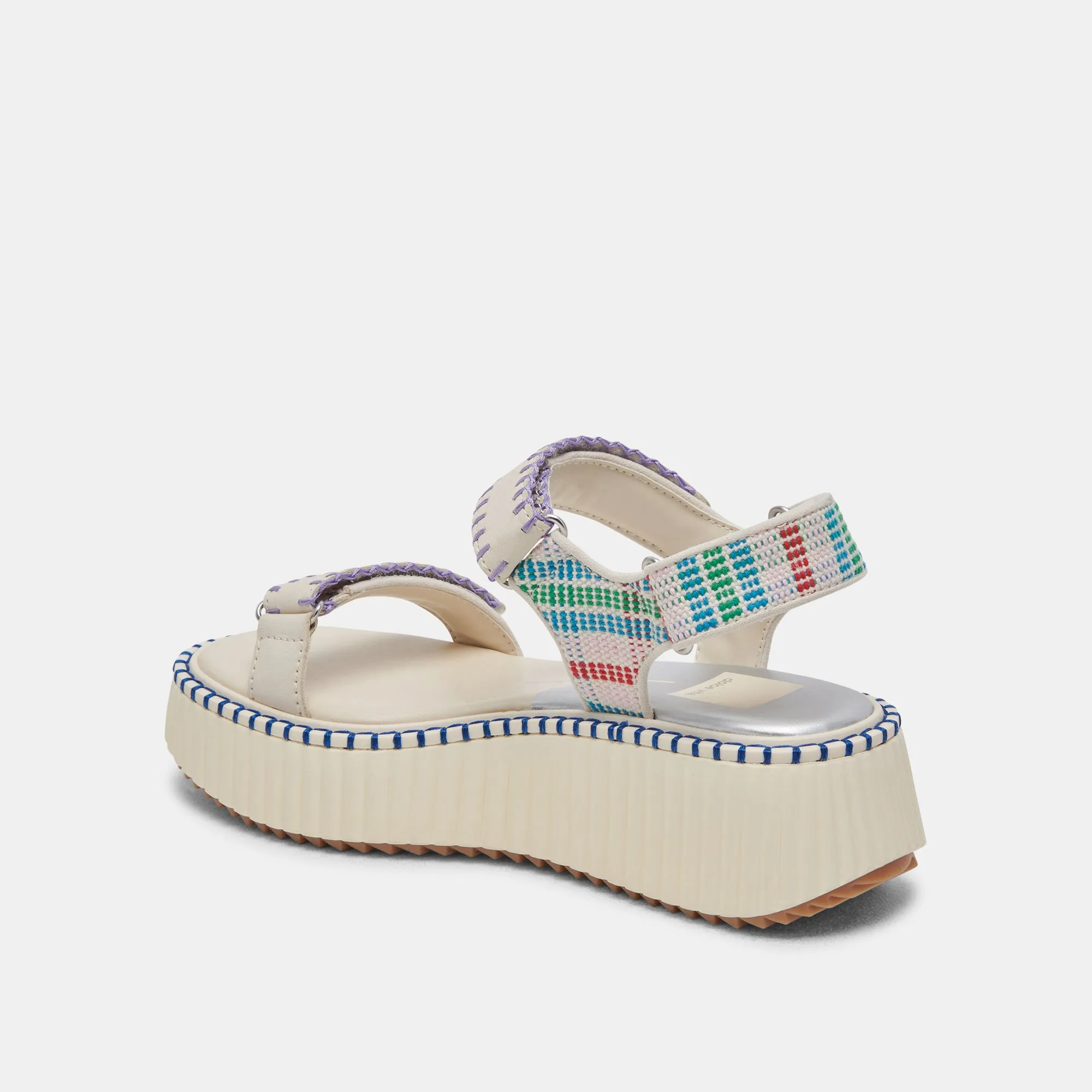DEBRA SANDALS IVORY MULTI NUBUCK Dolce Vita