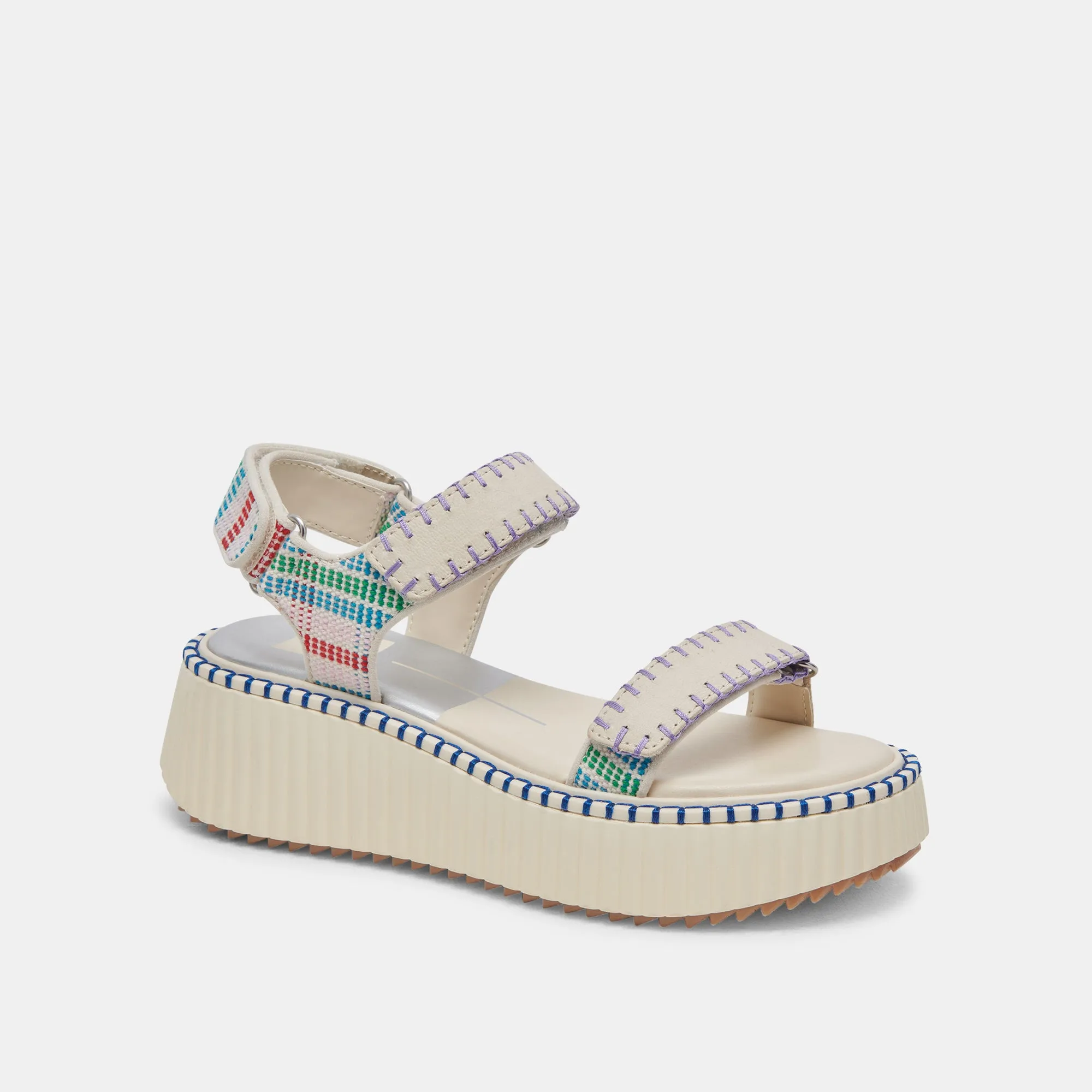DEBRA SANDALS IVORY MULTI NUBUCK Dolce Vita