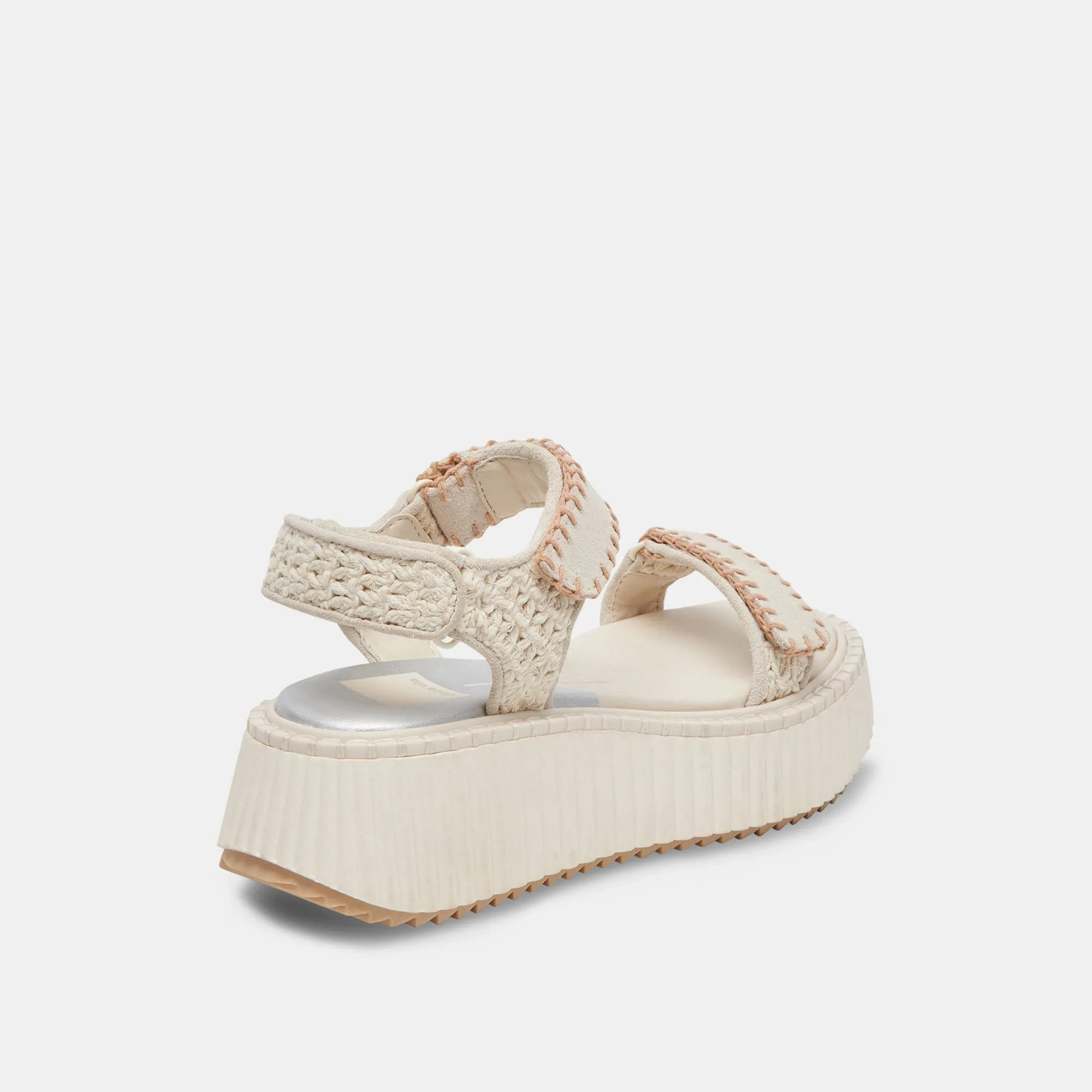 DEBRA SANDALS IVORY SUEDE Dolce Vita