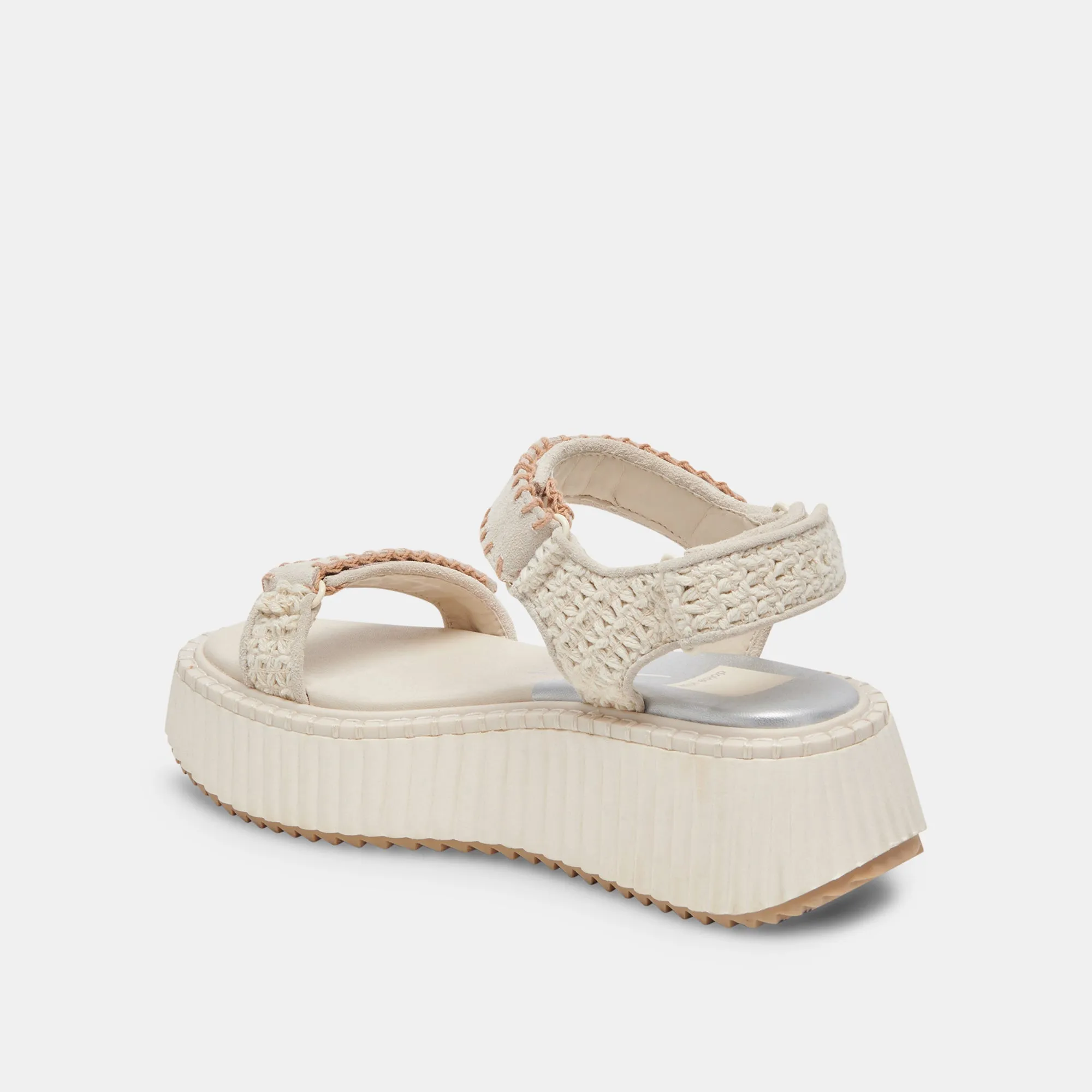 DEBRA SANDALS IVORY SUEDE Dolce Vita