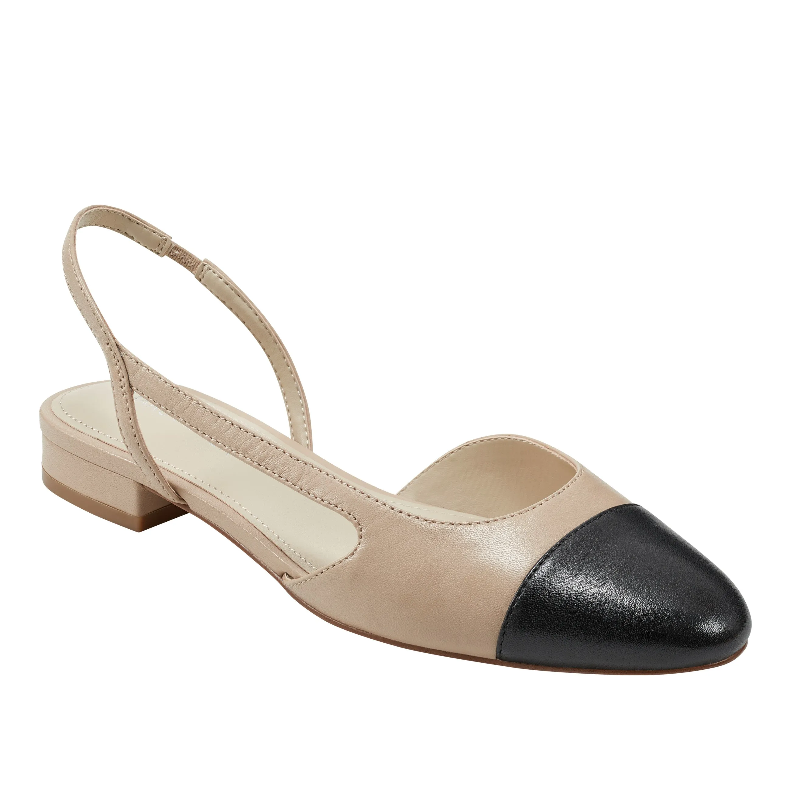 Dela Closed Toe Slingback Dress Flat -MARC FISHER