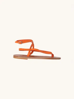 Delta Sandal in Mandarine