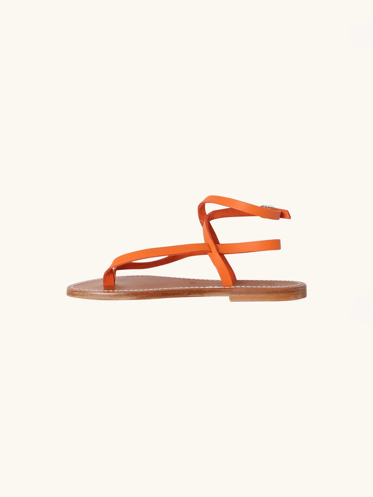 Delta Sandal in Mandarine