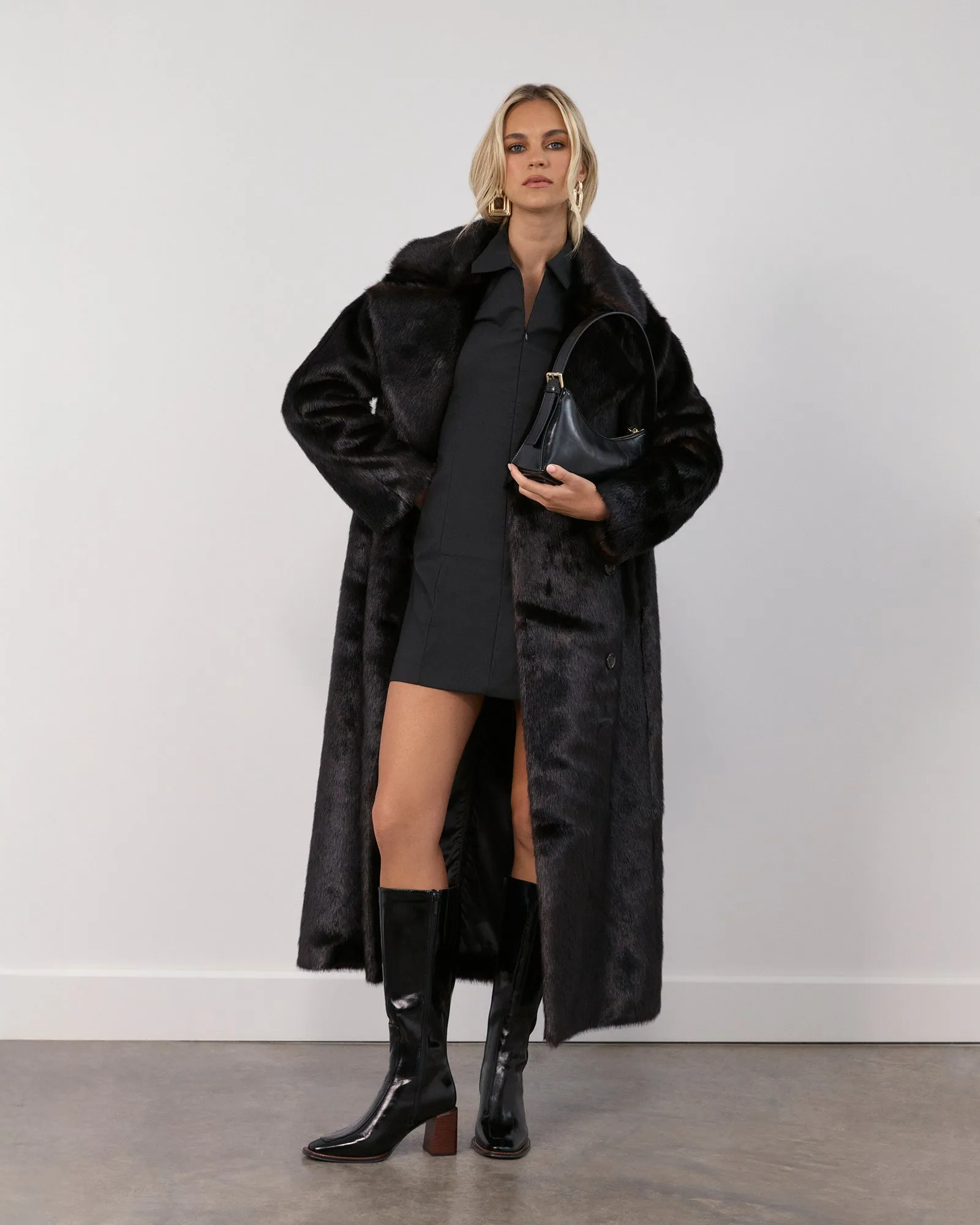 DIVINE KNEE BOOTS BLACK LEATHER Jo Mercer