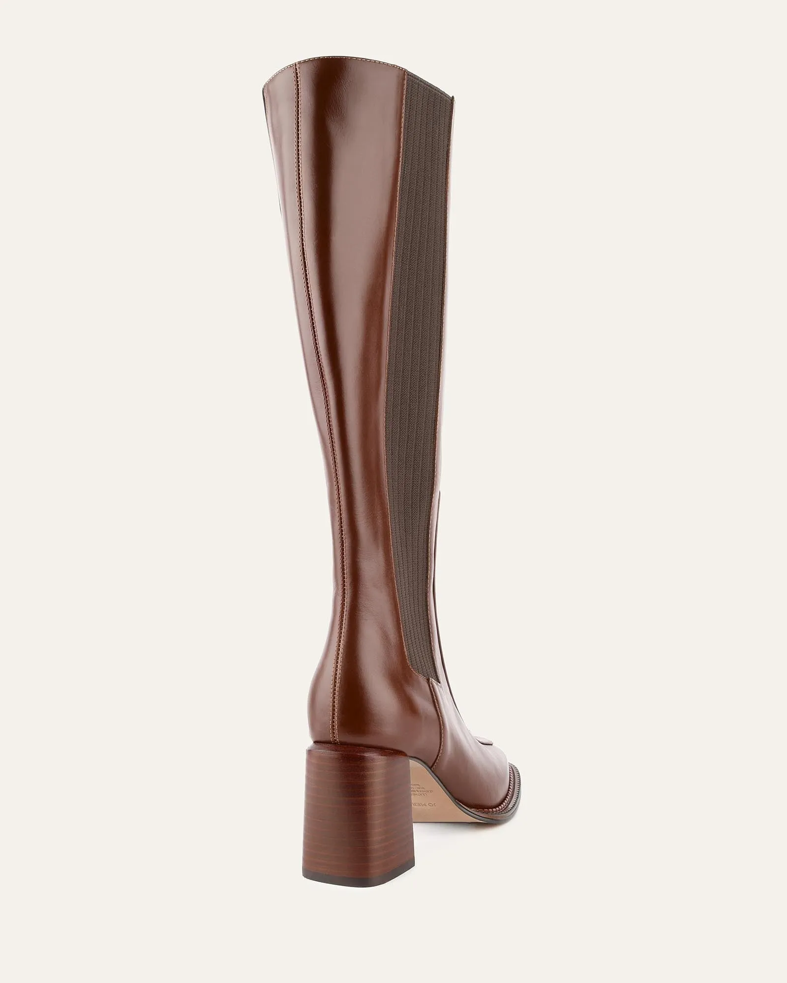 DIVINE KNEE BOOTS DARK CHOC LEATHER Jo Mercer