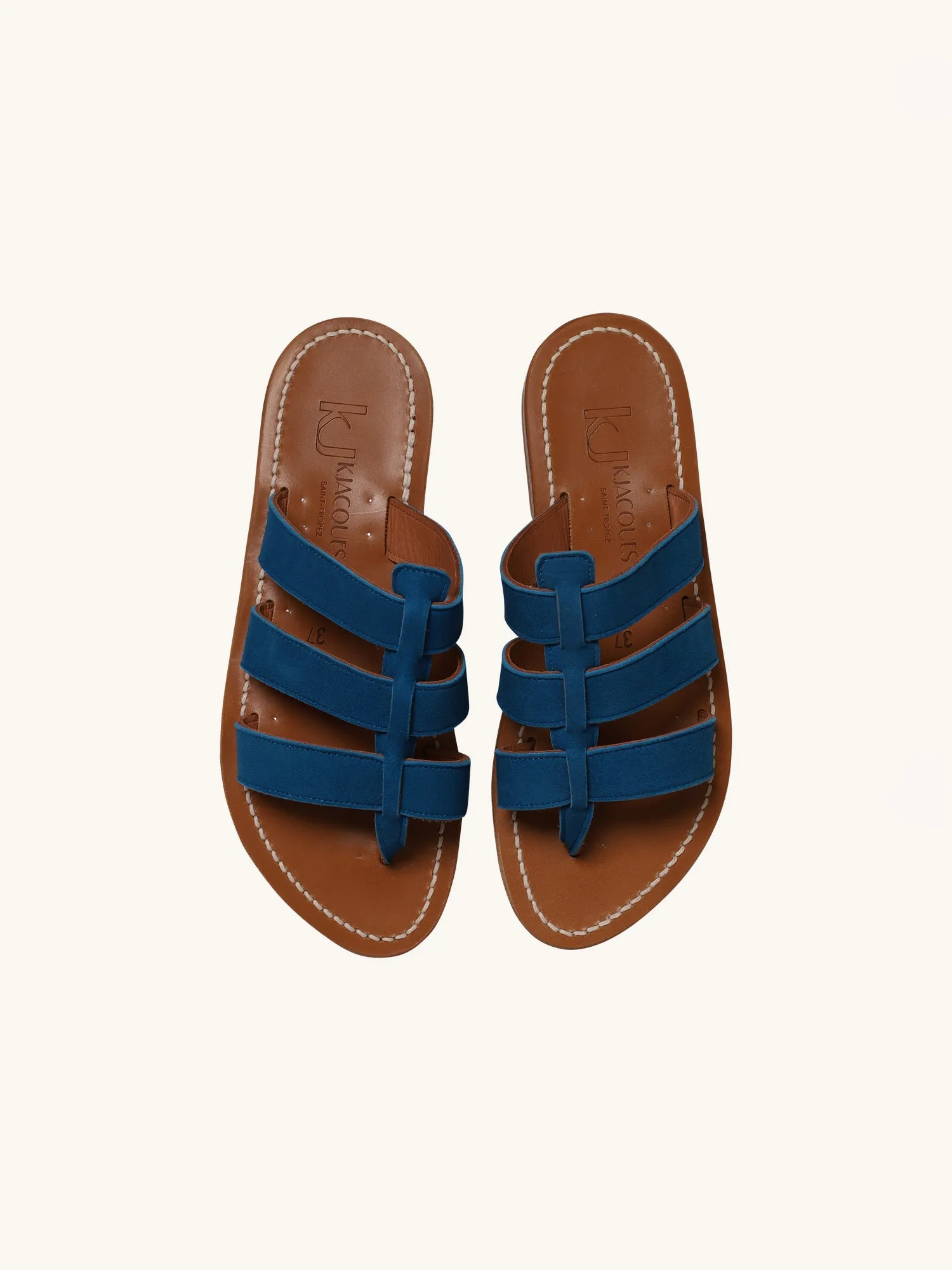 Dolon Sandal in Vel Blue