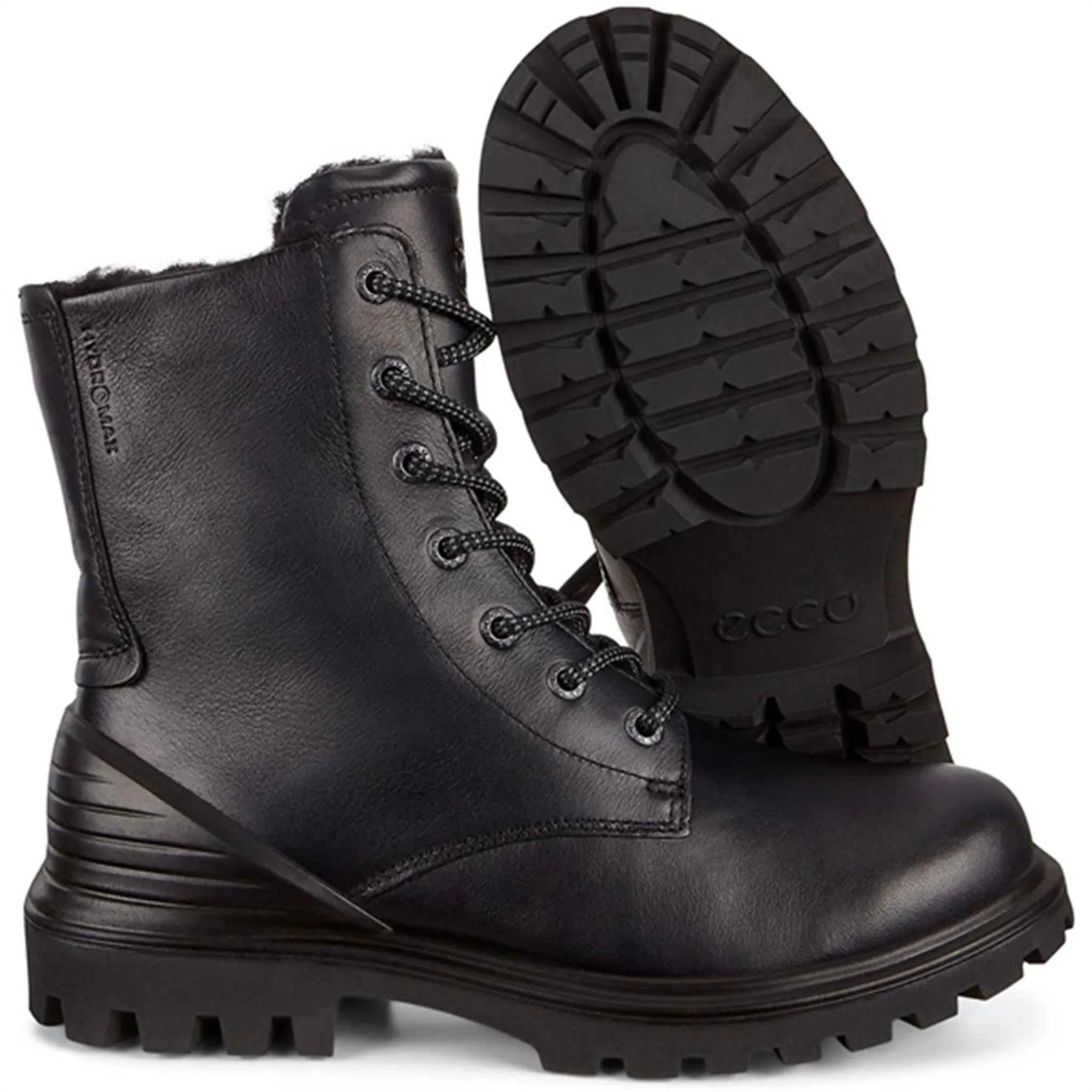 Ecco Tredtray K Black Boots