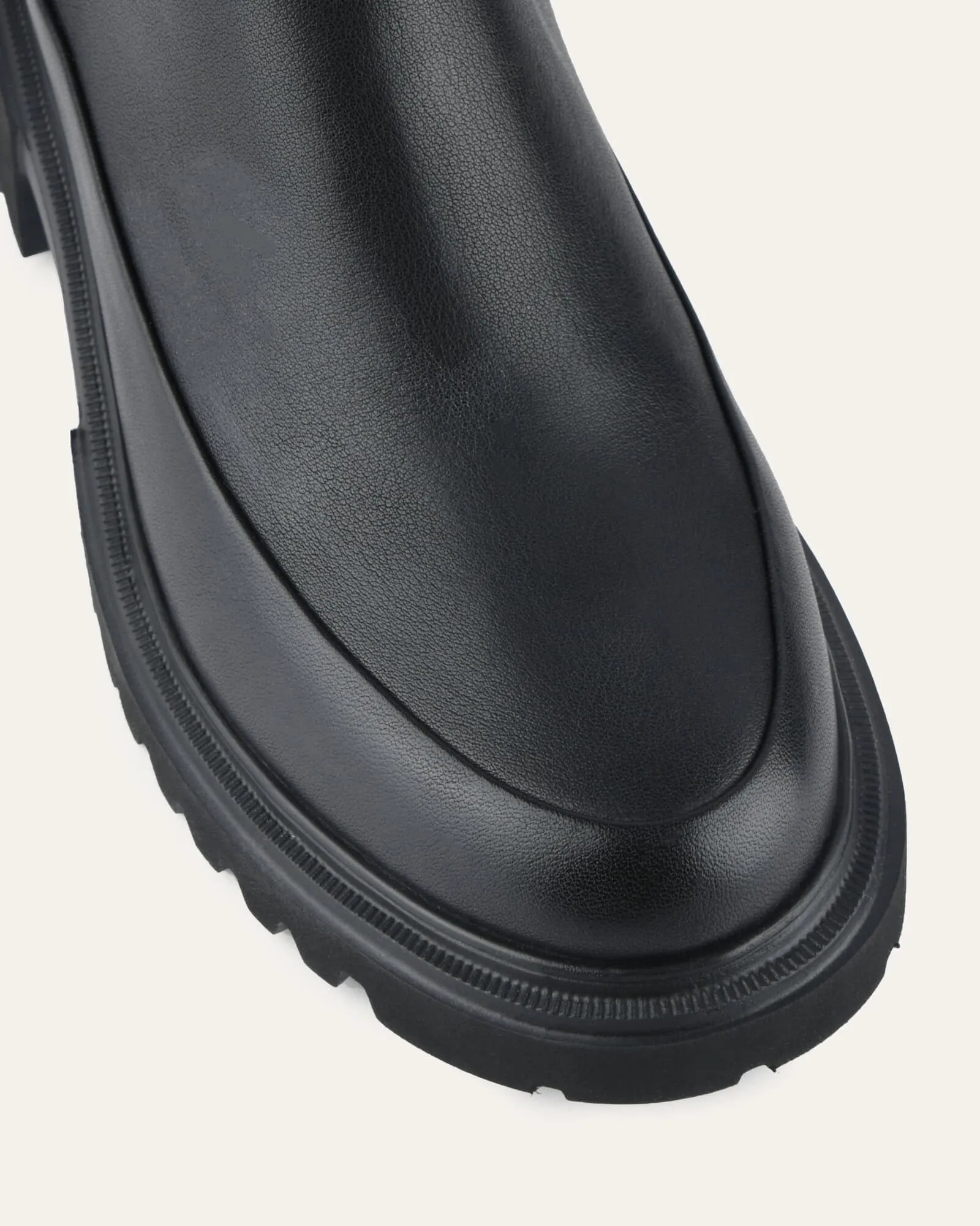 ELLA OVER THE KNEE BOOTS BLACK Jo Mercer