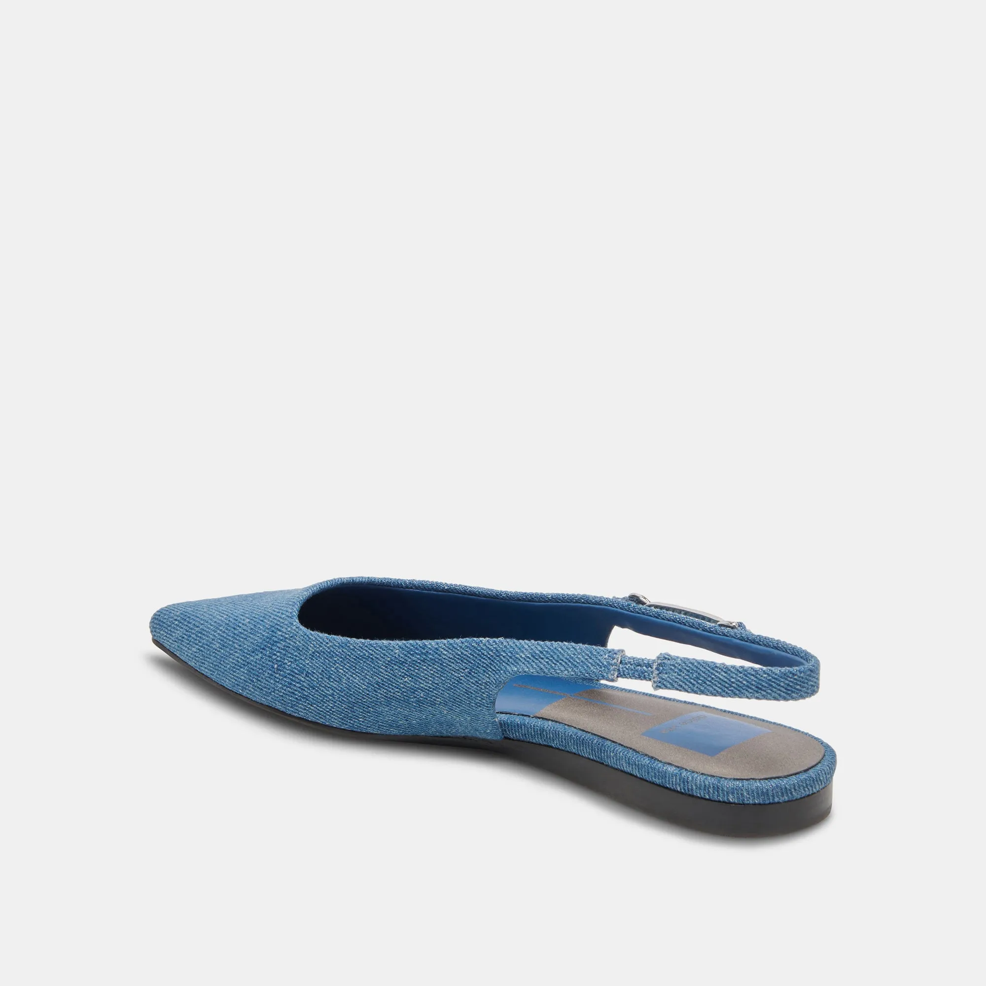 ELLEY FLATS BLUE DENIM Dolce Vita