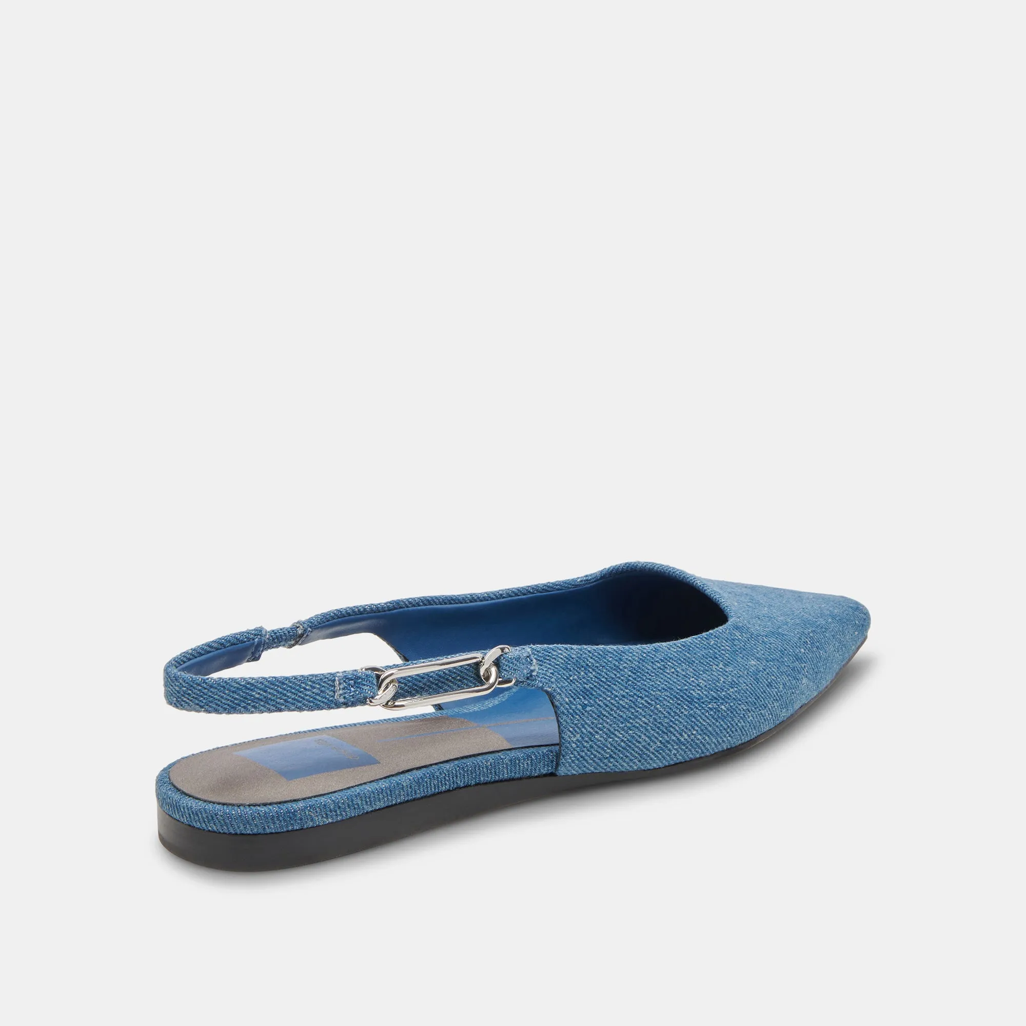 ELLEY FLATS BLUE DENIM Dolce Vita