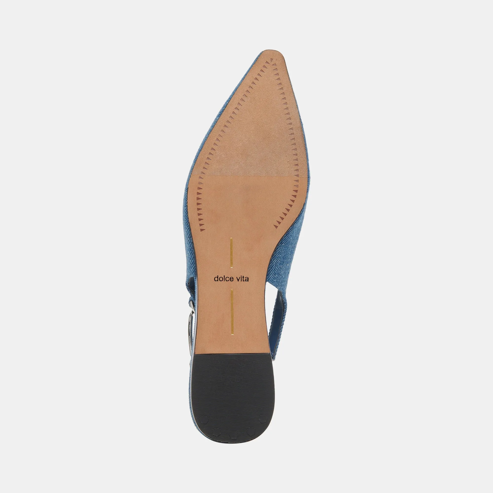 ELLEY FLATS BLUE DENIM Dolce Vita