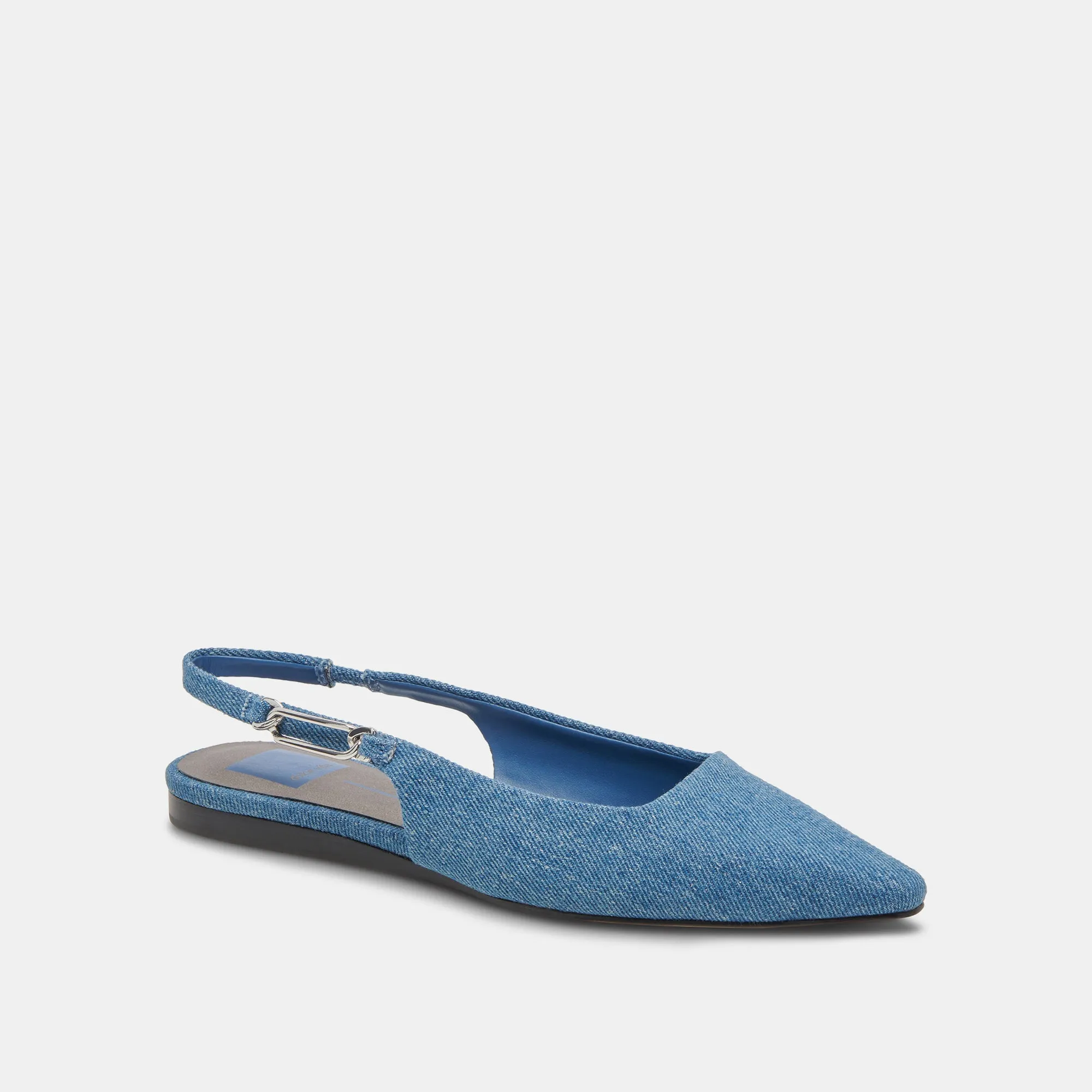 ELLEY FLATS BLUE DENIM Dolce Vita