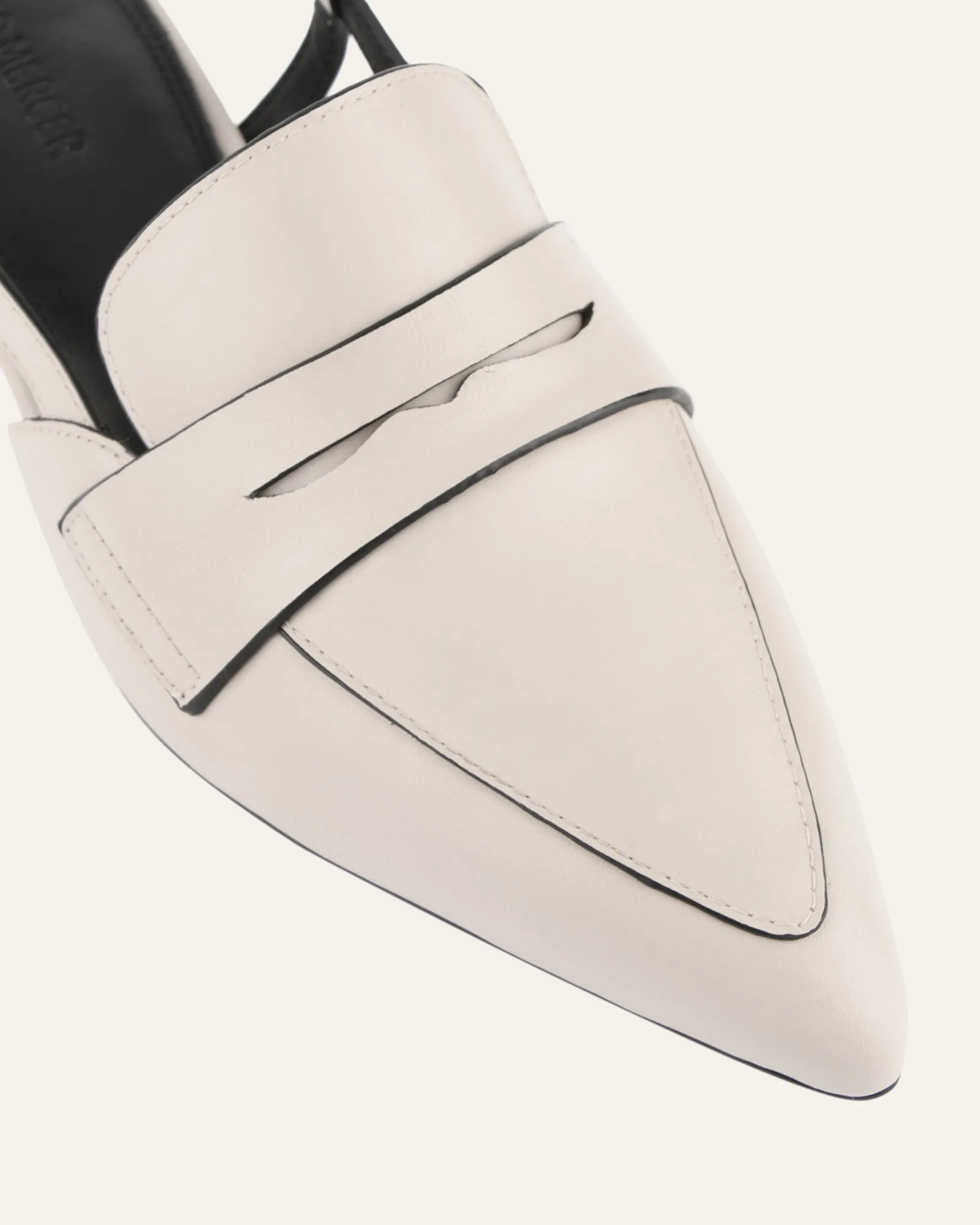 ELOISE DRESS FLATS BONE LEATHER Jo Mercer