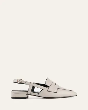 ELOISE DRESS FLATS BONE LEATHER Jo Mercer