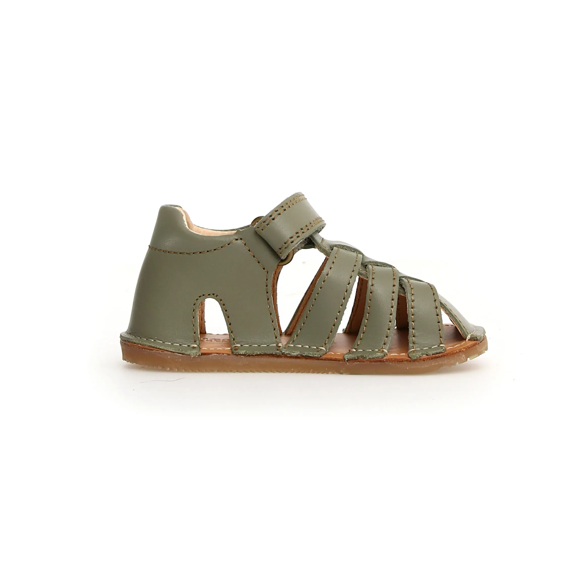 Falcotto Boy's And Girl's Erado Barefoot Sandals - Olive
