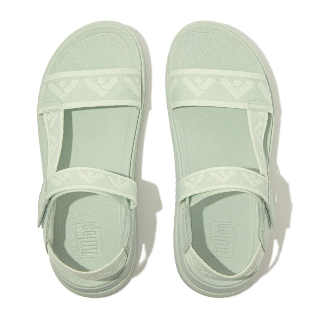 Fitflop Surff Webbing Back Strap Sandals Sage Brush